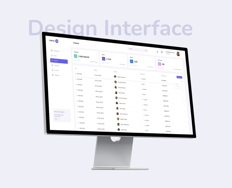 Design CRM на Dprofile