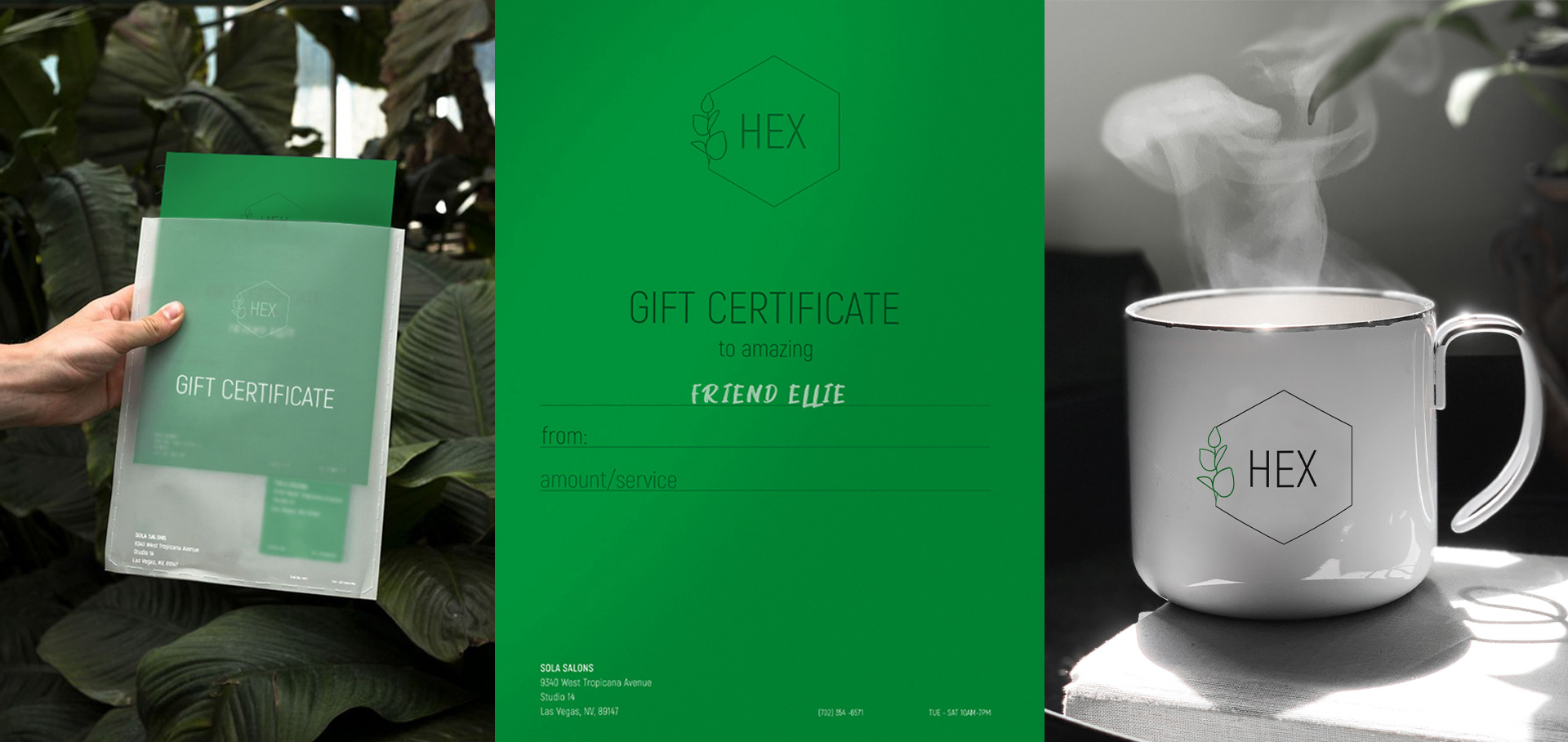 Sustainable Hair Studio Brand identity & Art Direction — Изображение №11 — Брендинг на Dprofile