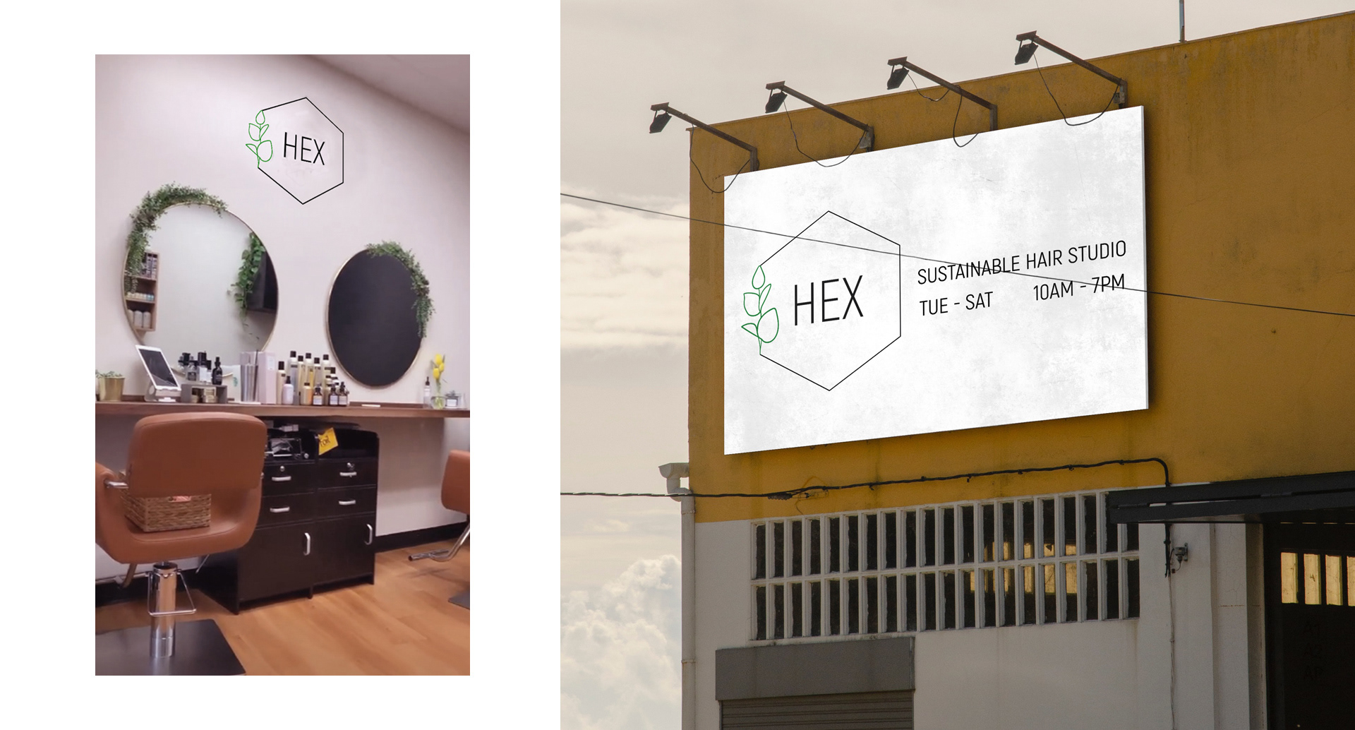 Sustainable Hair Studio Brand identity & Art Direction — Изображение №9 — Брендинг на Dprofile
