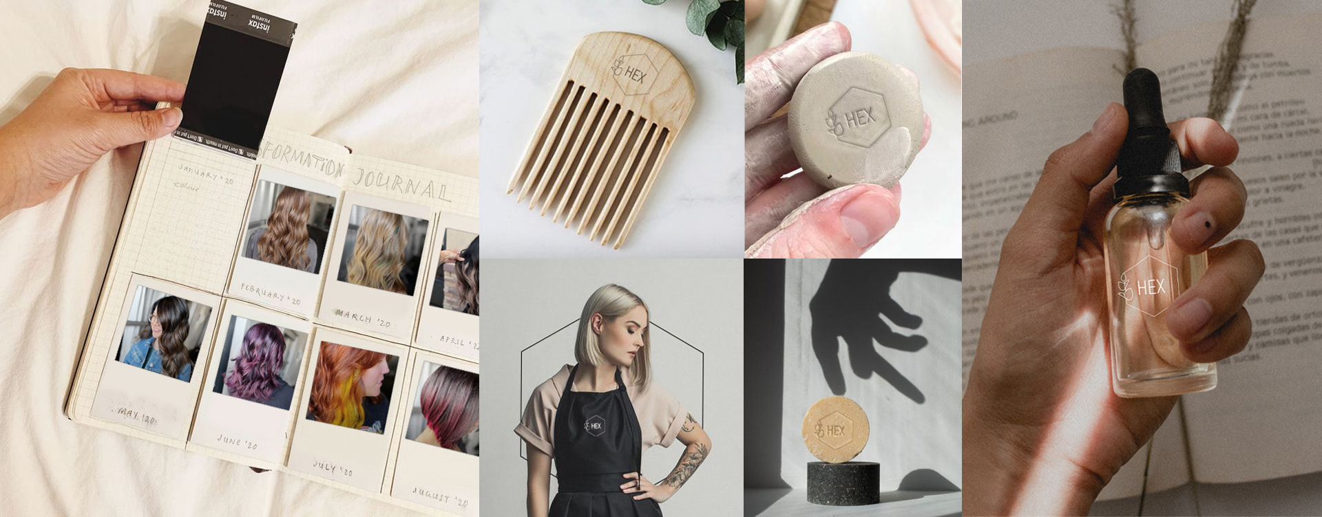 Sustainable Hair Studio Brand identity & Art Direction — Изображение №13 — Брендинг на Dprofile