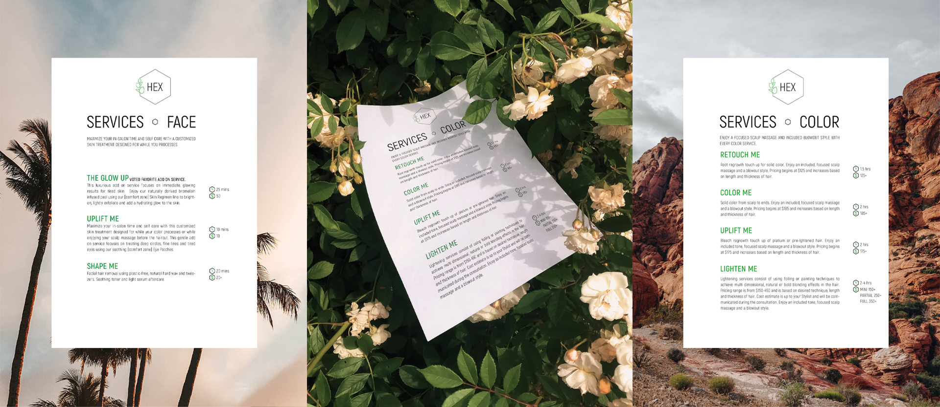 Sustainable Hair Studio Brand identity & Art Direction — Изображение №7 — Брендинг на Dprofile