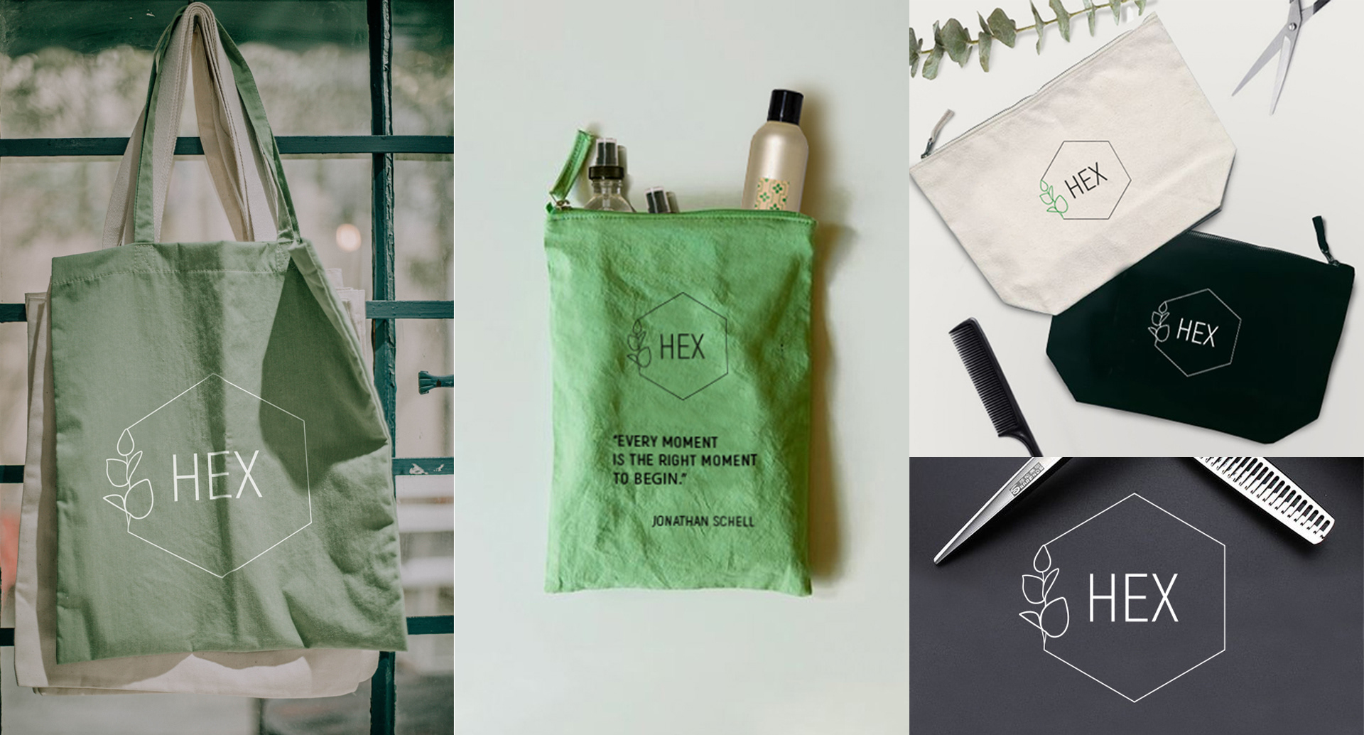 Sustainable Hair Studio Brand identity & Art Direction — Изображение №10 — Брендинг на Dprofile