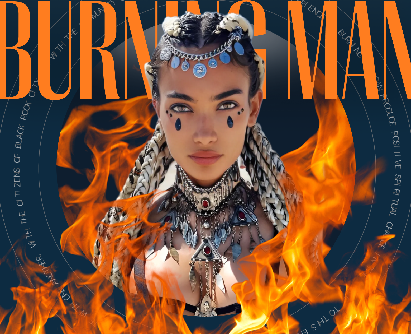 BURNING MAN | Landing Page — Интерфейсы на Dprofile