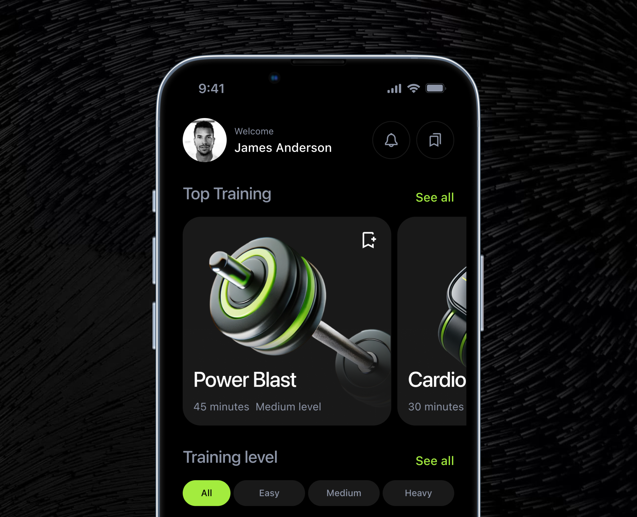 GorillaFit | Фитнес приложение — Интерфейсы на Dprofile