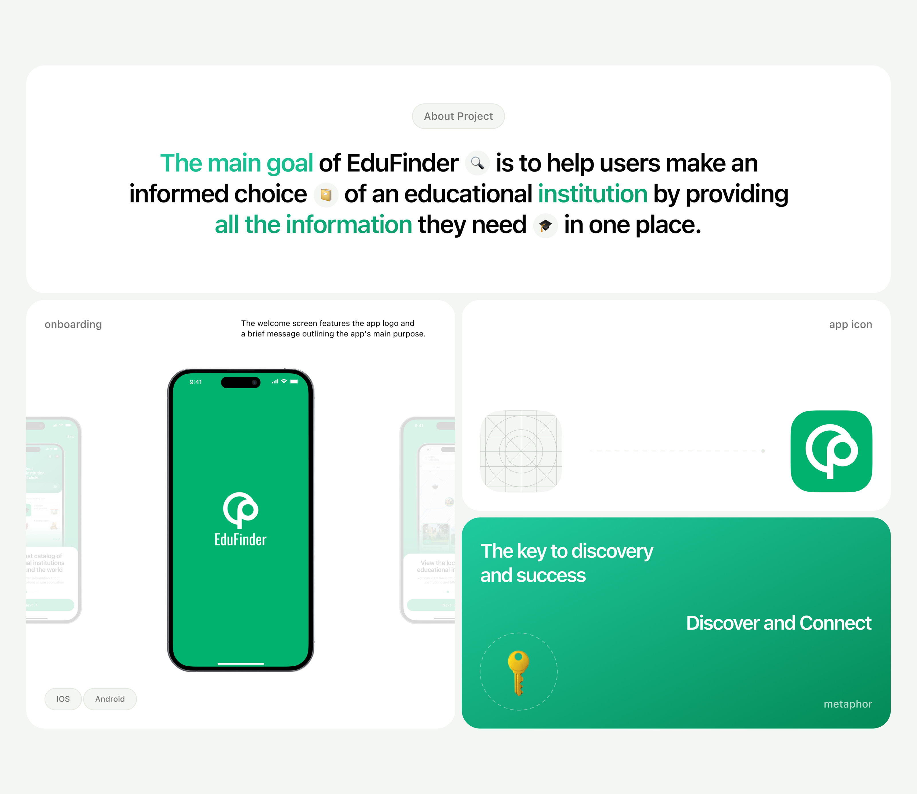 EduFinder | Поиск учебных заведений — Изображение №2 — Интерфейсы, Брендинг на Dprofile