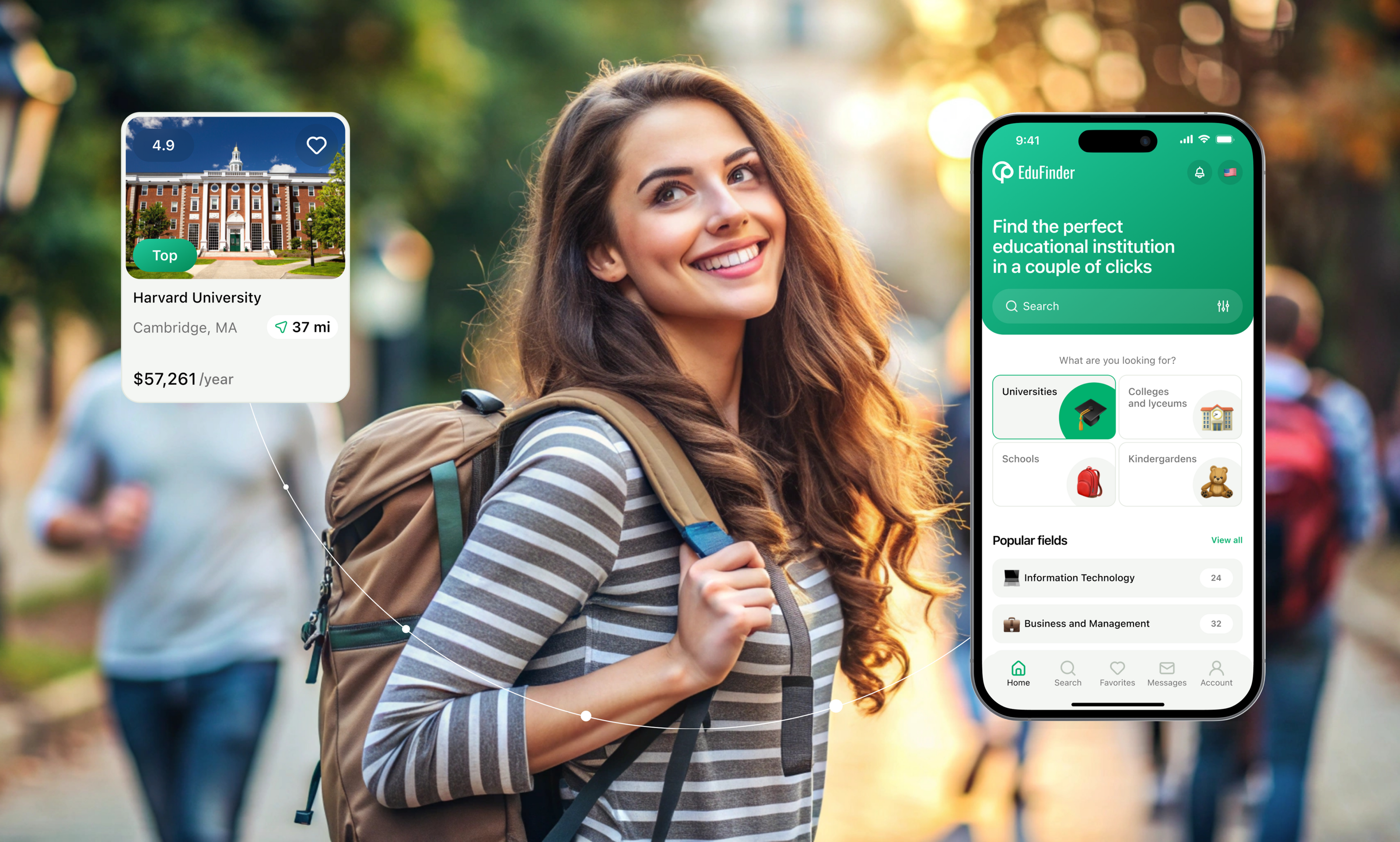 EduFinder | Поиск учебных заведений — Изображение №10 — Интерфейсы, Брендинг на Dprofile