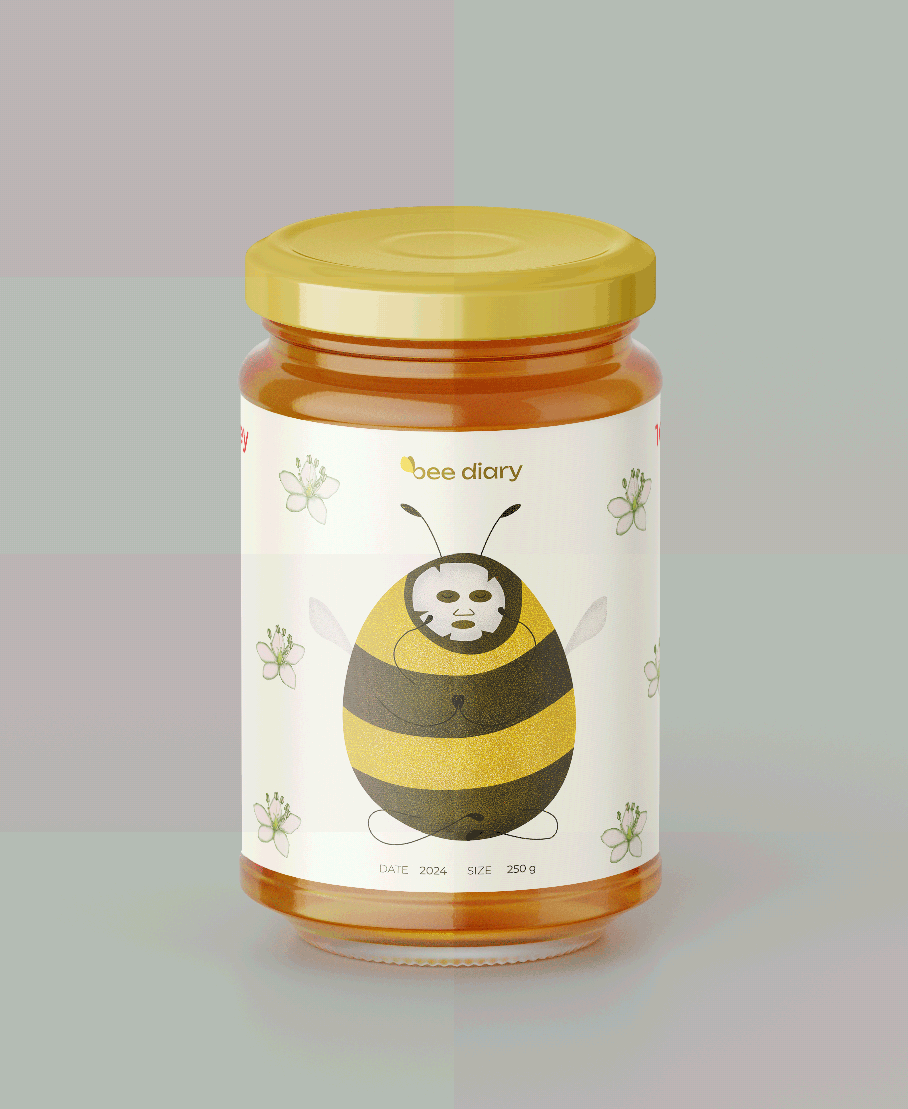 Bee Diary | дизайн упаковки меда | иллюстрации — Изображение №17 — Брендинг на Dprofile