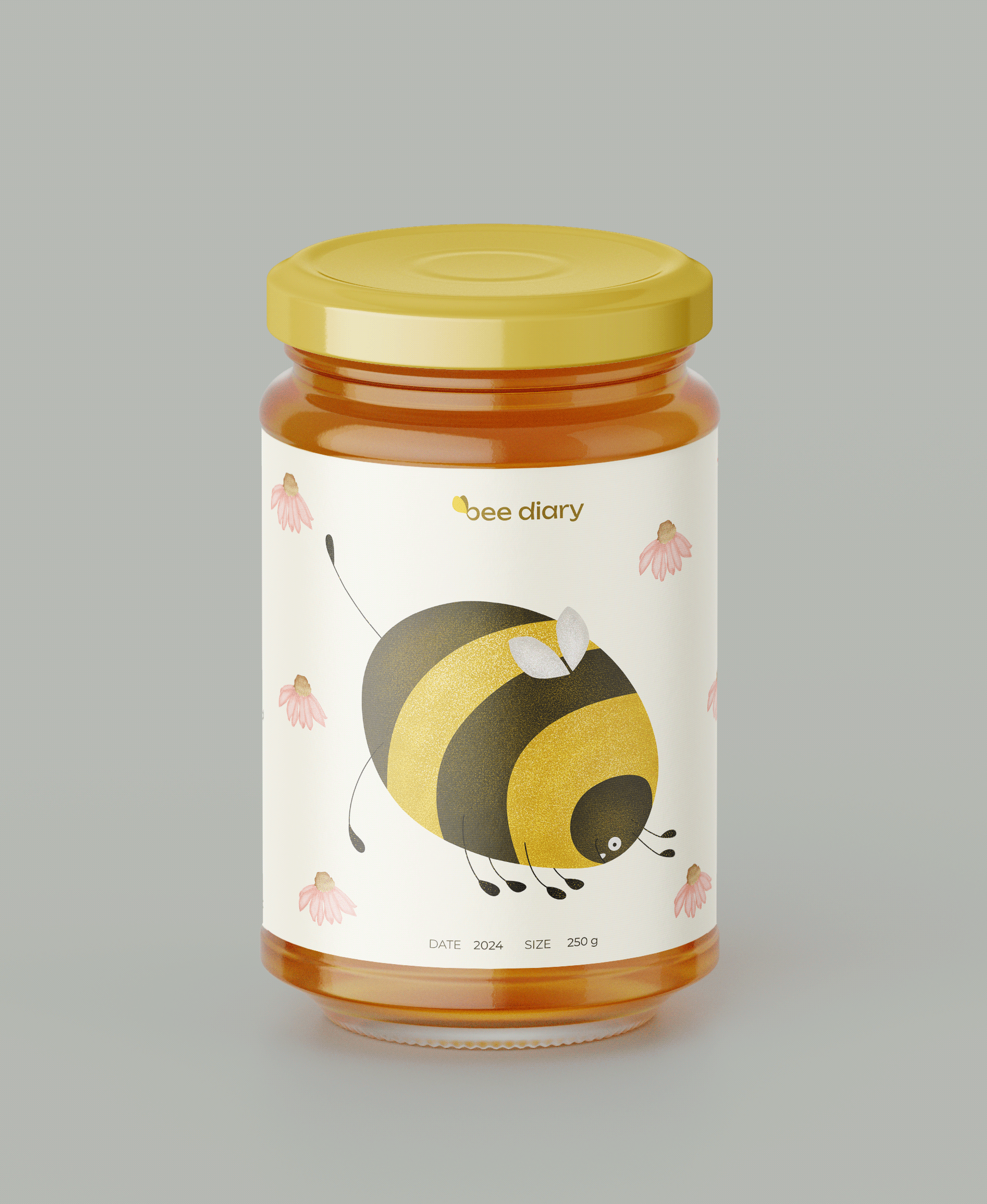 Bee Diary | дизайн упаковки меда | иллюстрации — Изображение №25 — Брендинг на Dprofile