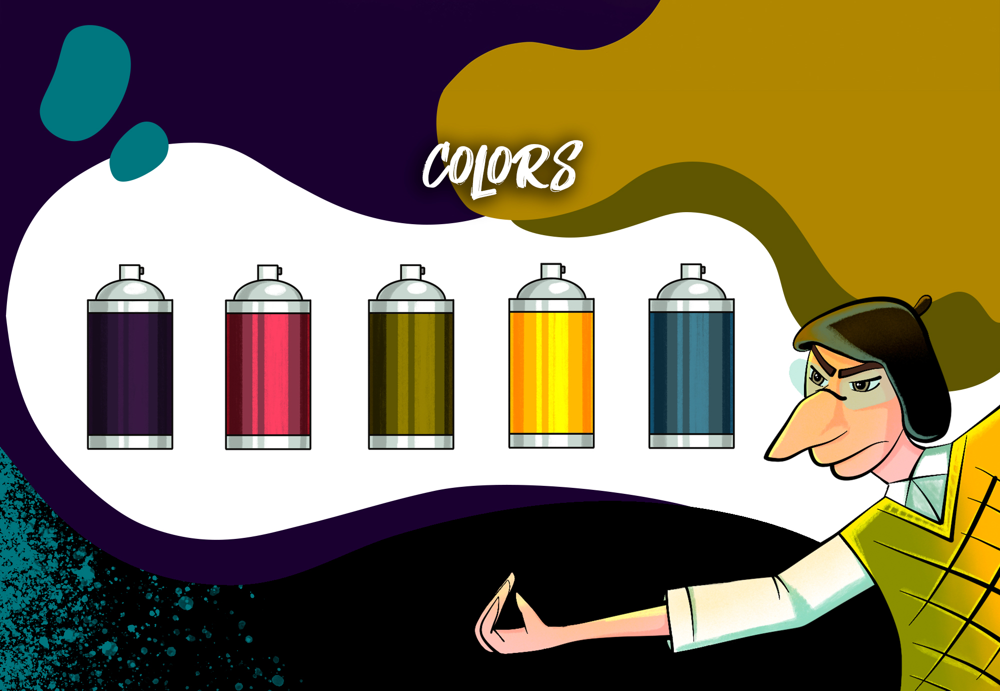 Crazy Colors. Aerosol paints. Packaging design — Изображение №11 — Брендинг, Иллюстрация на Dprofile