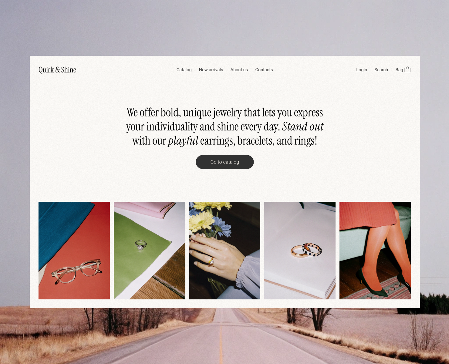 Vintage Accessories Shop | E-commerce — Интерфейсы на Dprofile
