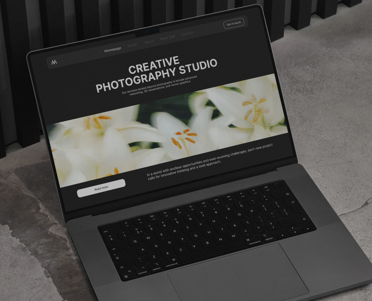 Сайт фотостудии | Photography Studio Website — Интерфейсы на Dprofile
