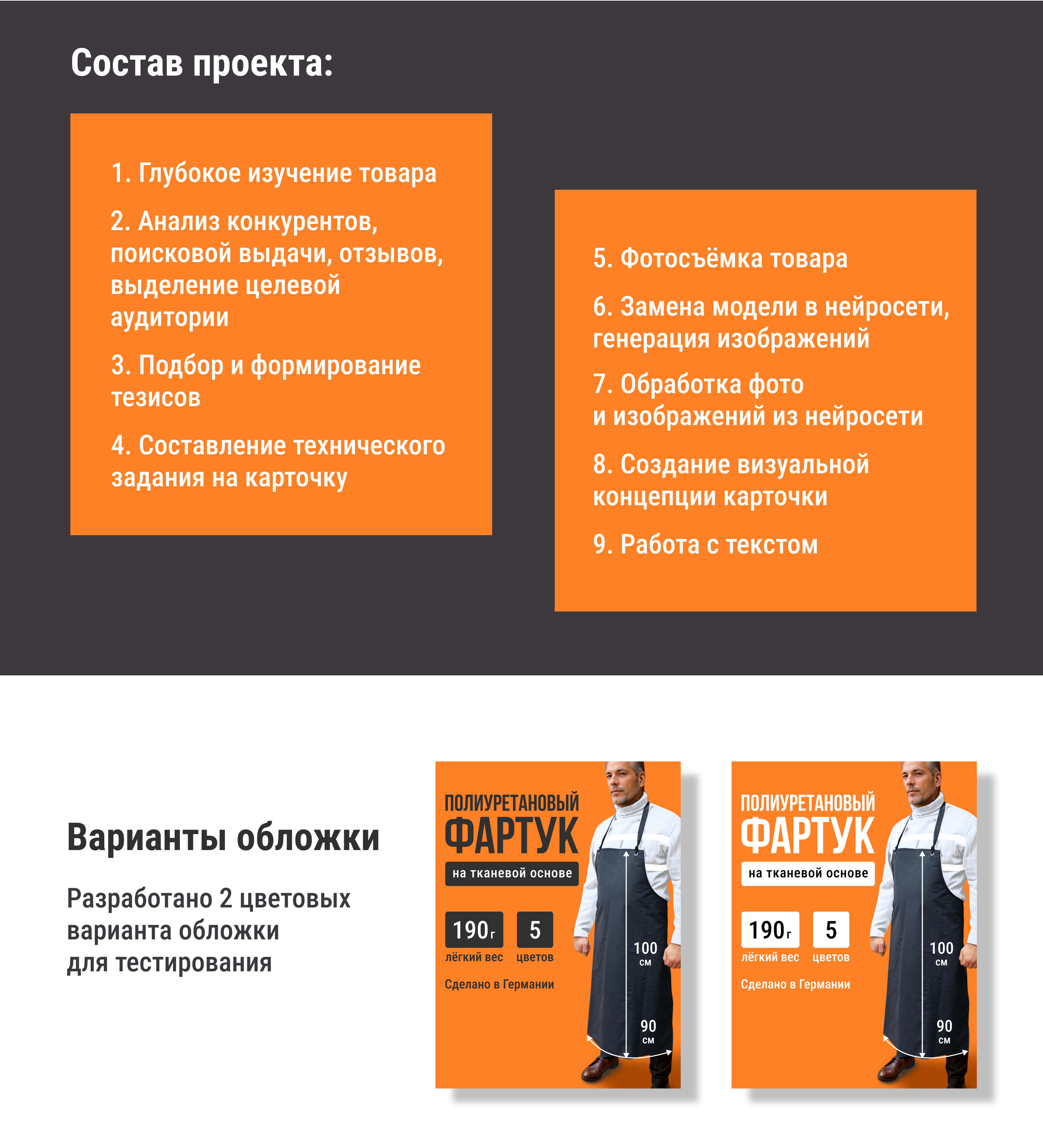 Дизайн карточки товара "Фартук" — Изображение №3 — Маркетинг на Dprofile