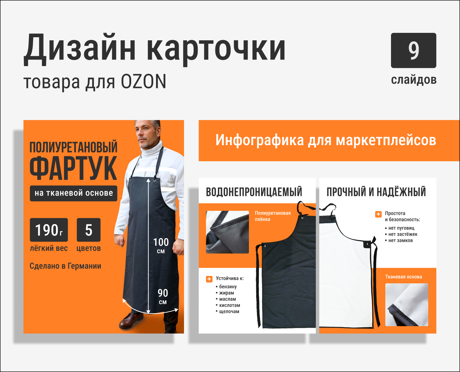 Дизайн карточки товара "Фартук" — Маркетинг на Dprofile