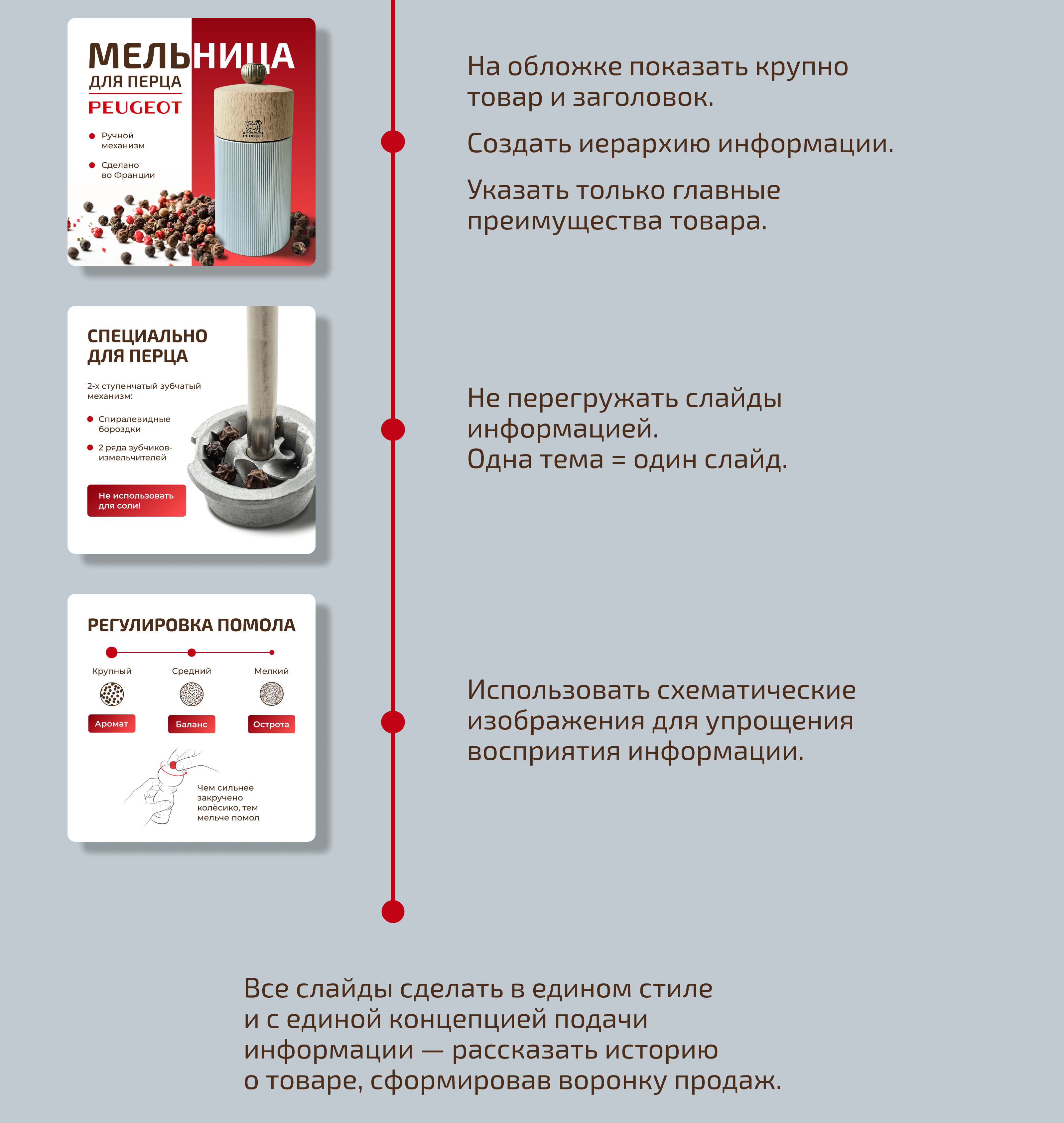 Дизайн карточки "Мельница для перца", Рич для Ozon — Изображение №6 — Маркетинг на Dprofile
