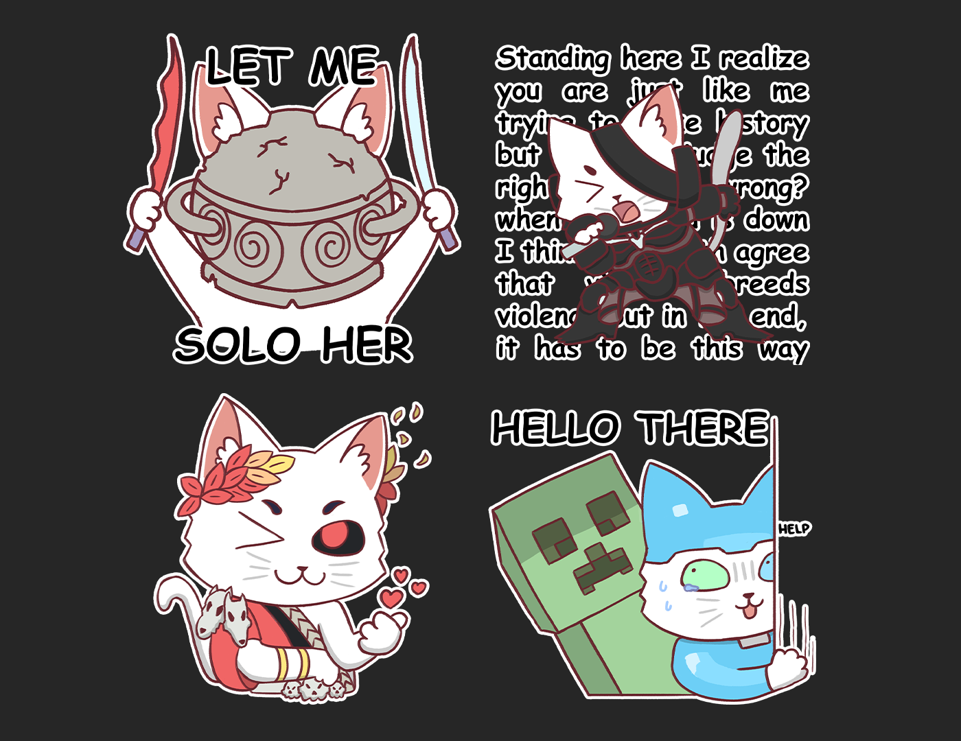 Gamer Cat | Telegram Sticker Pack — Изображение №5 — Иллюстрация на Dprofile