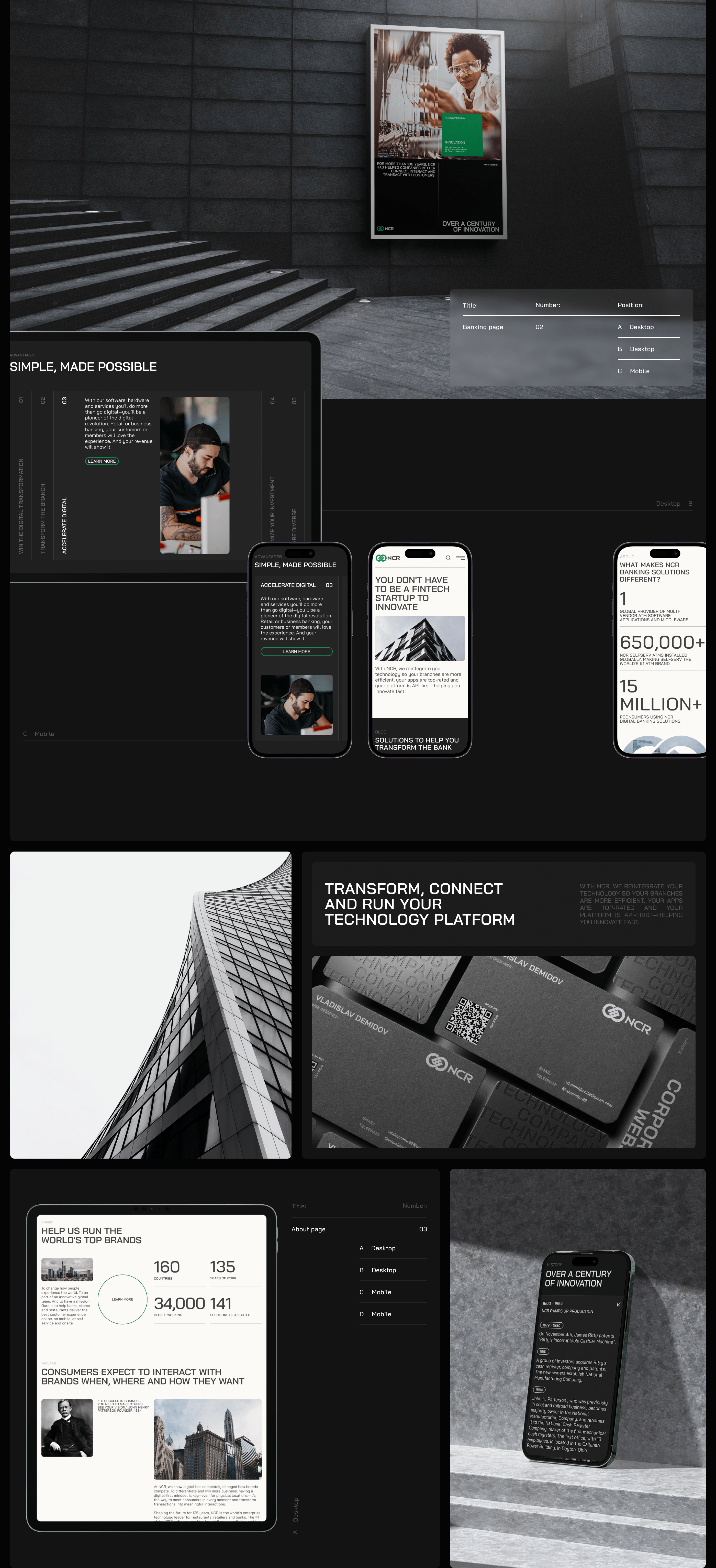 NCR - Corporate website — Изображение №4 — Интерфейсы, Анимация на Dprofile