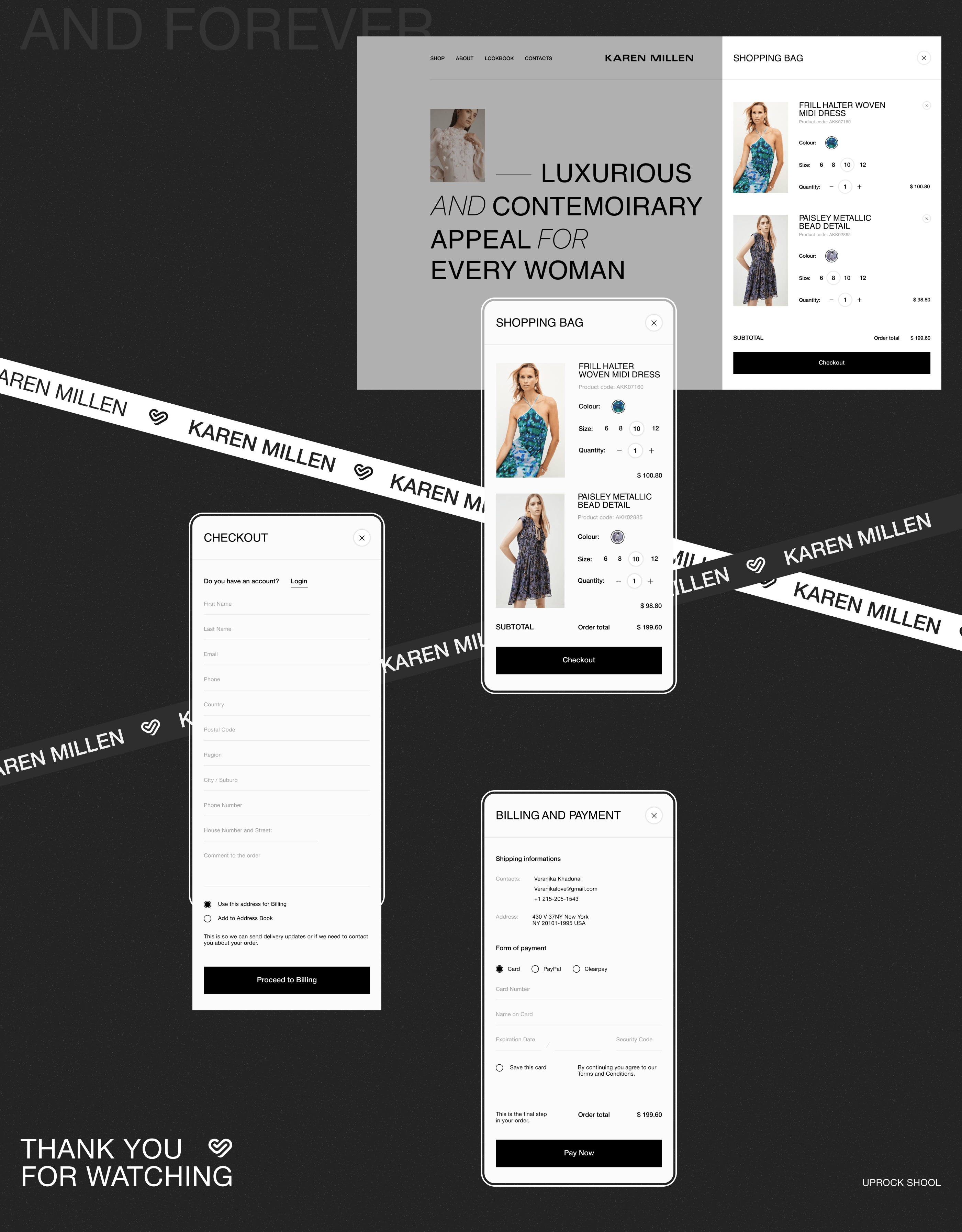 KAREN MILLEN | E-commerce Redesign — Изображение №7 — Интерфейсы на Dprofile