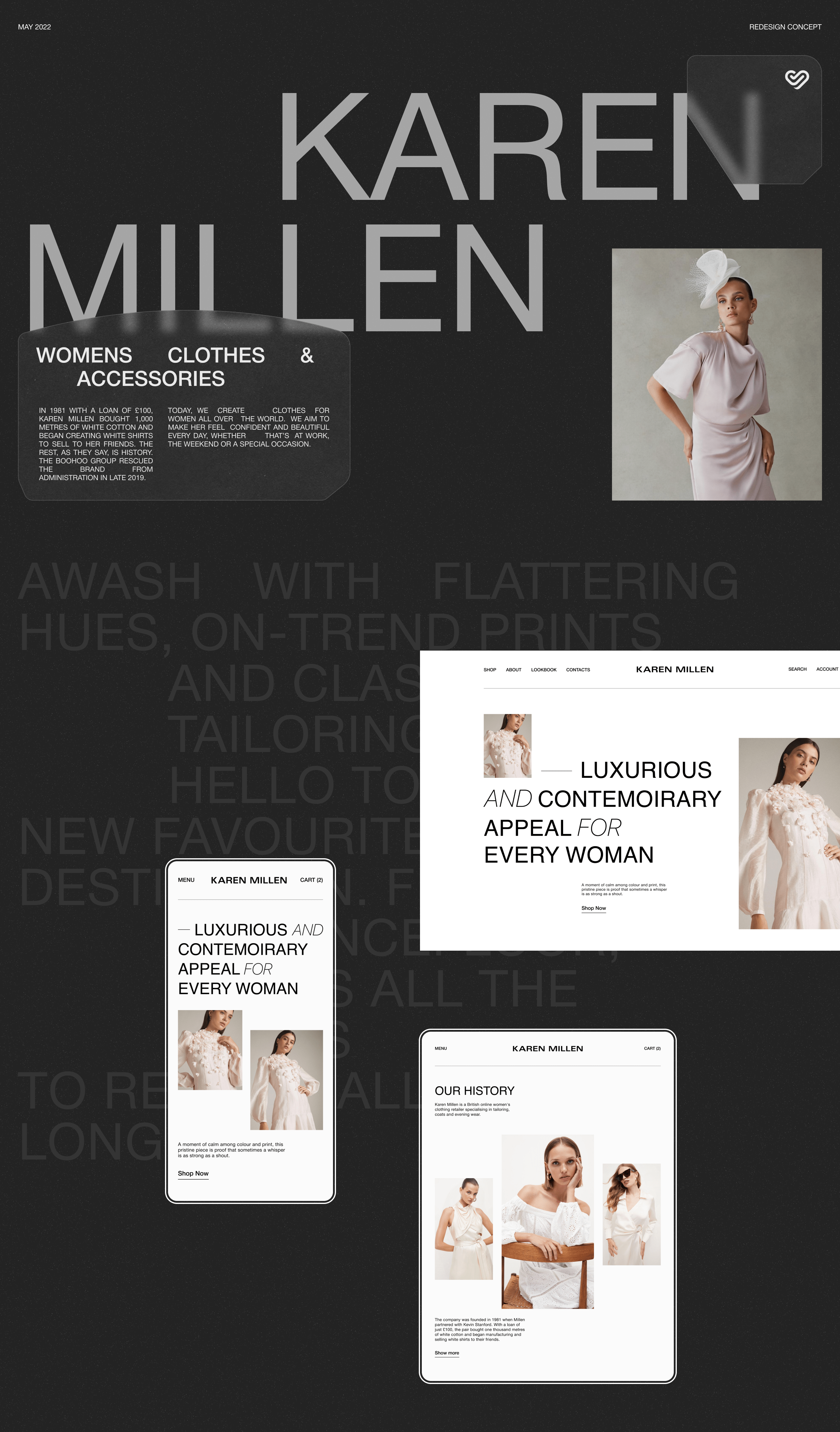 KAREN MILLEN | E-commerce Redesign — Изображение №1 — Интерфейсы на Dprofile