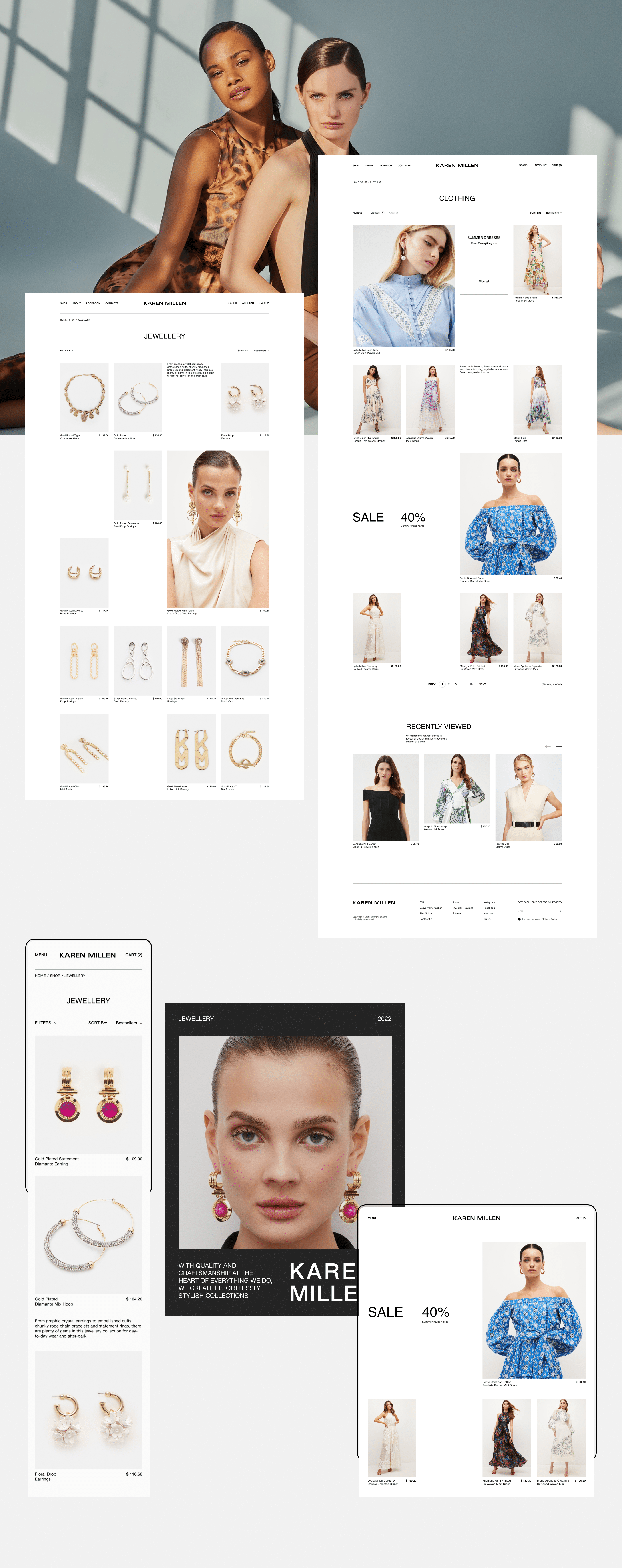 KAREN MILLEN | E-commerce Redesign — Изображение №4 — Интерфейсы на Dprofile