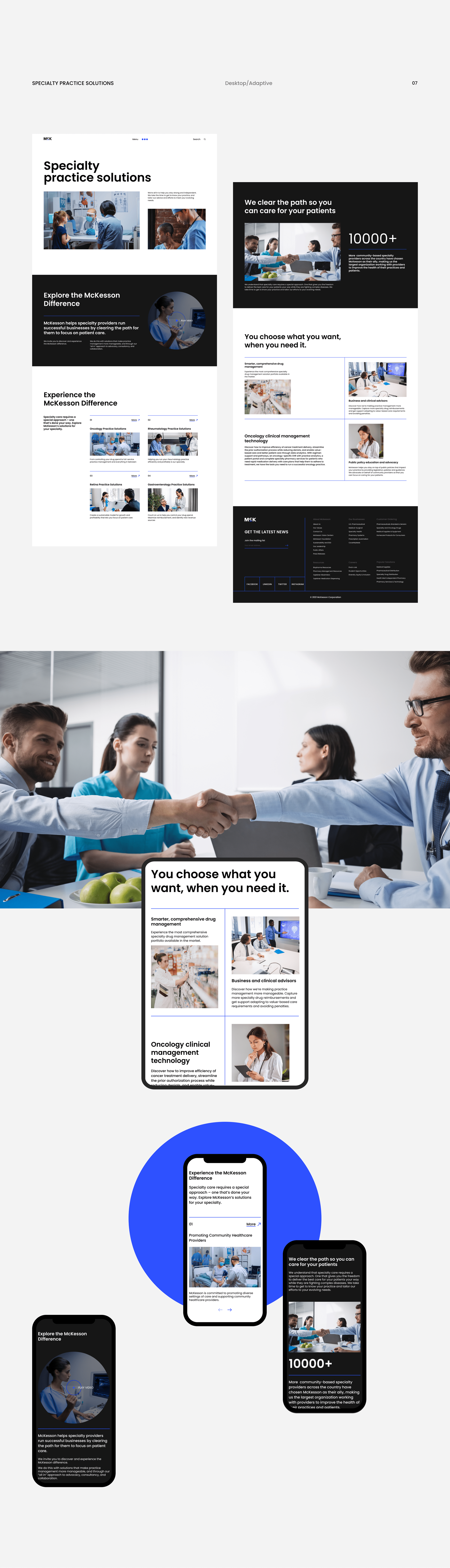 McKesson Corporation - Website Redesign 2022 — Изображение №11 — Интерфейсы на Dprofile