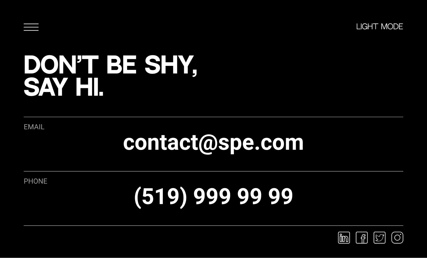 Spe.studio Website — Изображение №9 — Интерфейсы, Брендинг на Dprofile