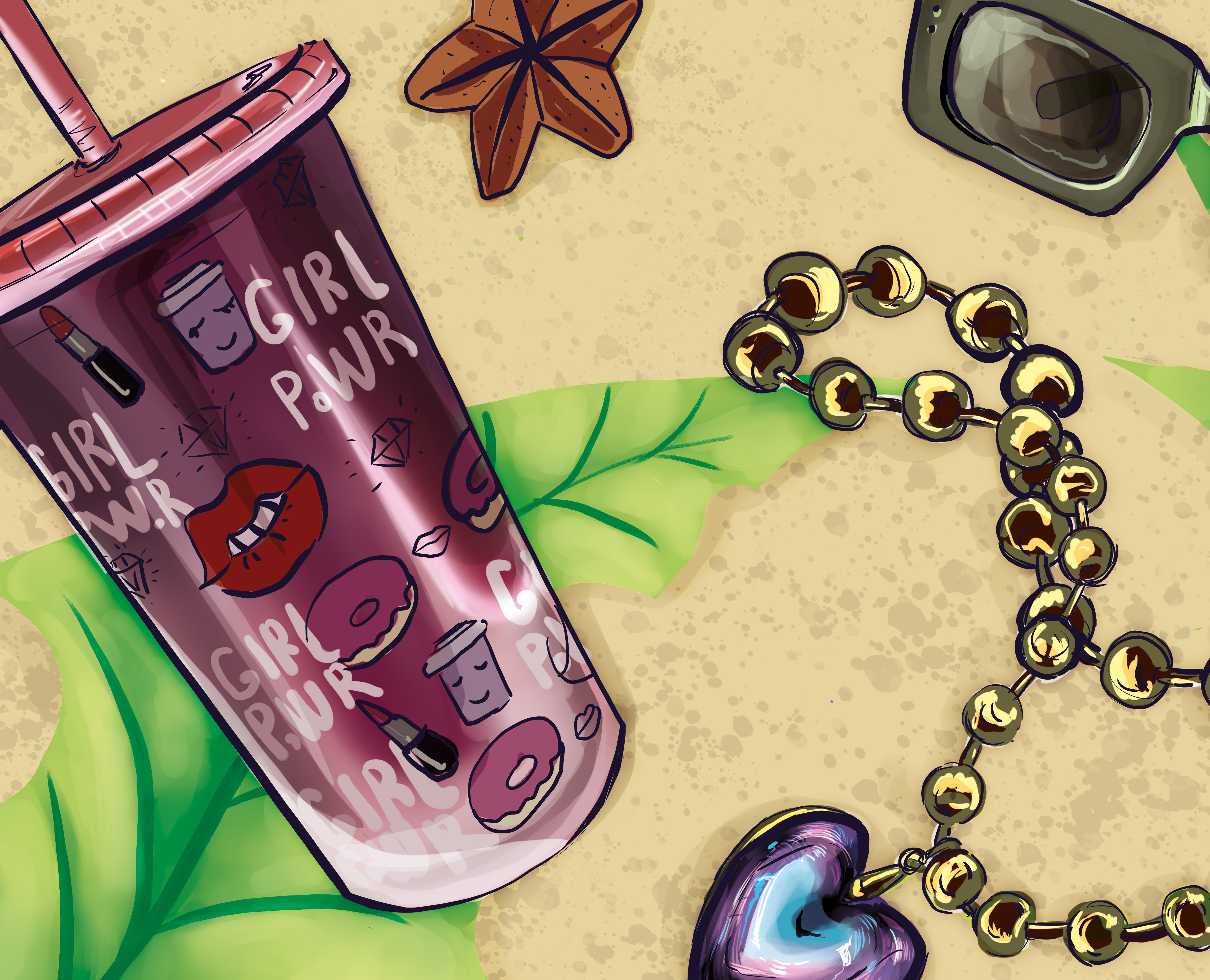 Летняя афиша для магазина Girls Dreams — Брендинг, Графика на Dprofile