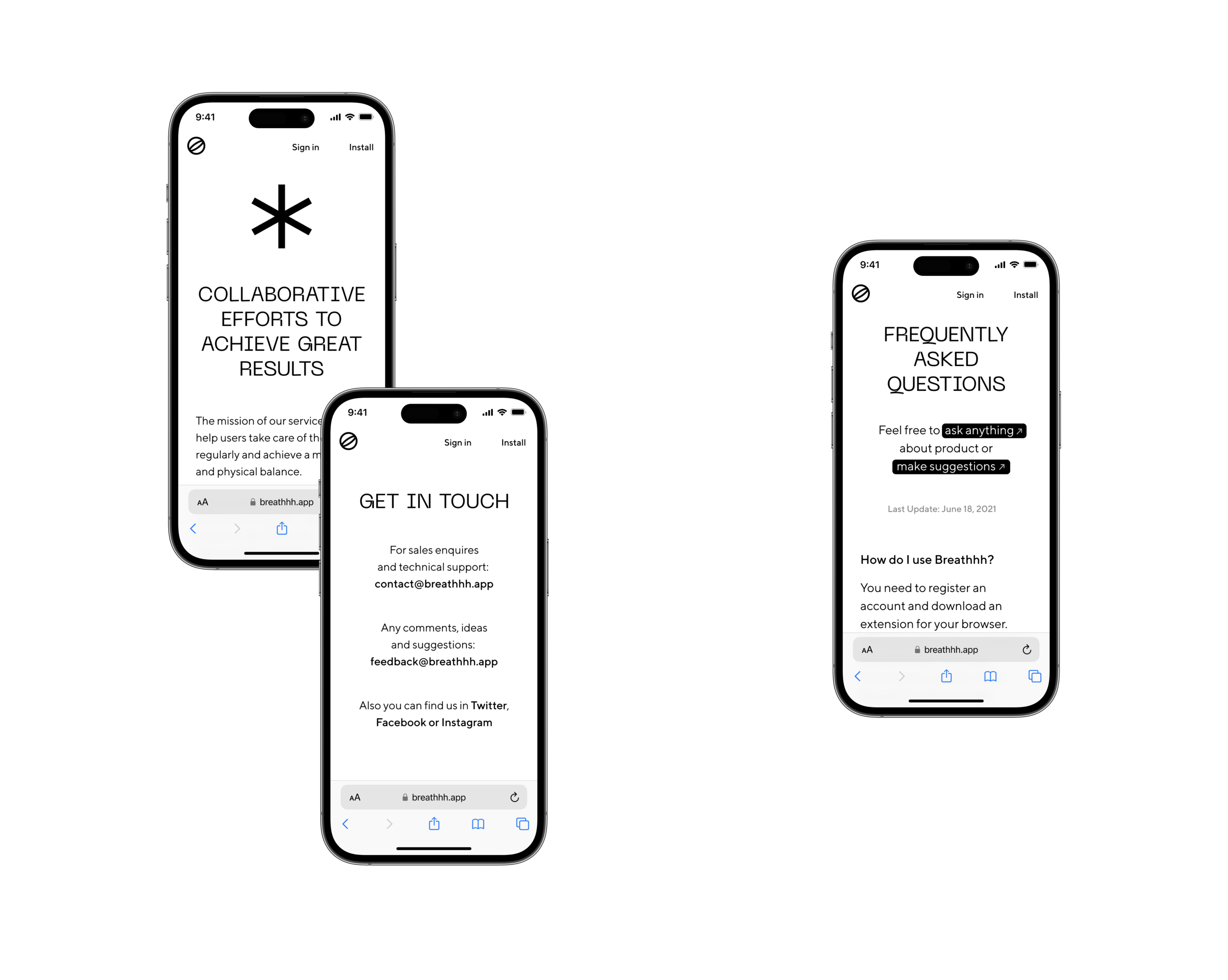 Breathhh — Wellbeing Mobile App & Website — Изображение №17 — Интерфейсы, Анимация на Dprofile