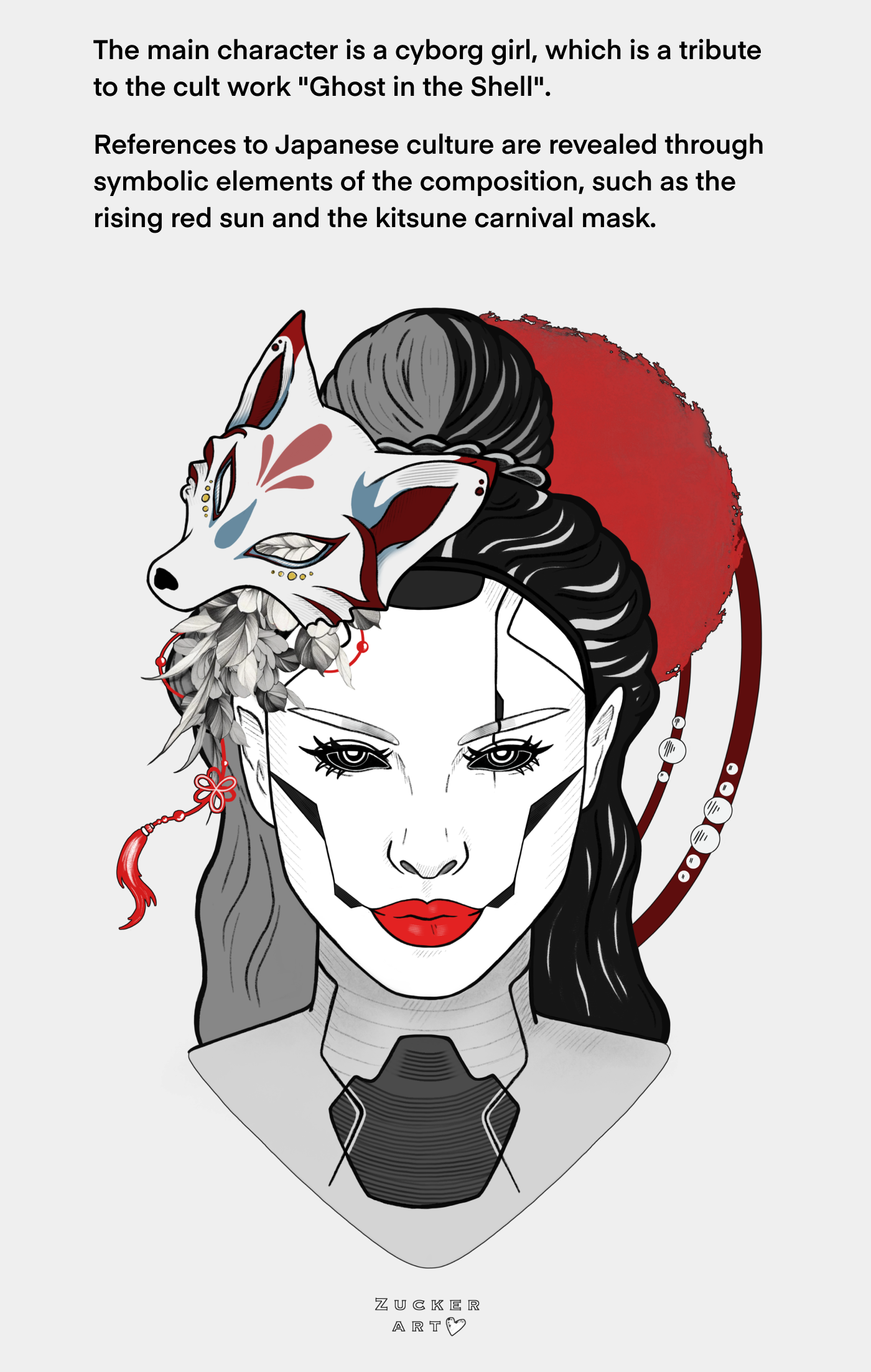 Cyber Girl, авторский принт для мерча — Изображение №3 — Брендинг, Иллюстрация на Dprofile