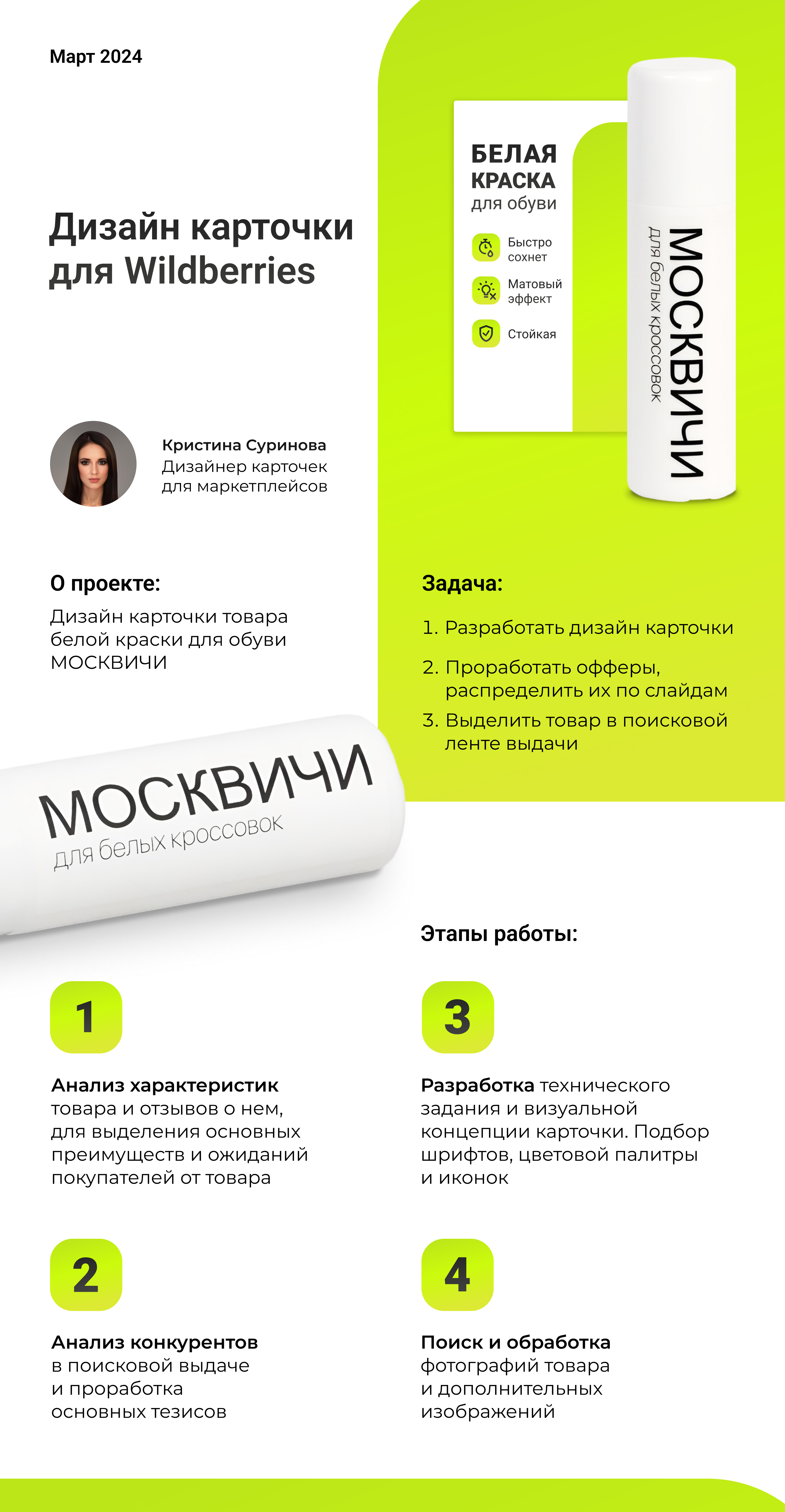 Дизайн карточки для Wildberries — Изображение №1 — Графика, Маркетинг на Dprofile