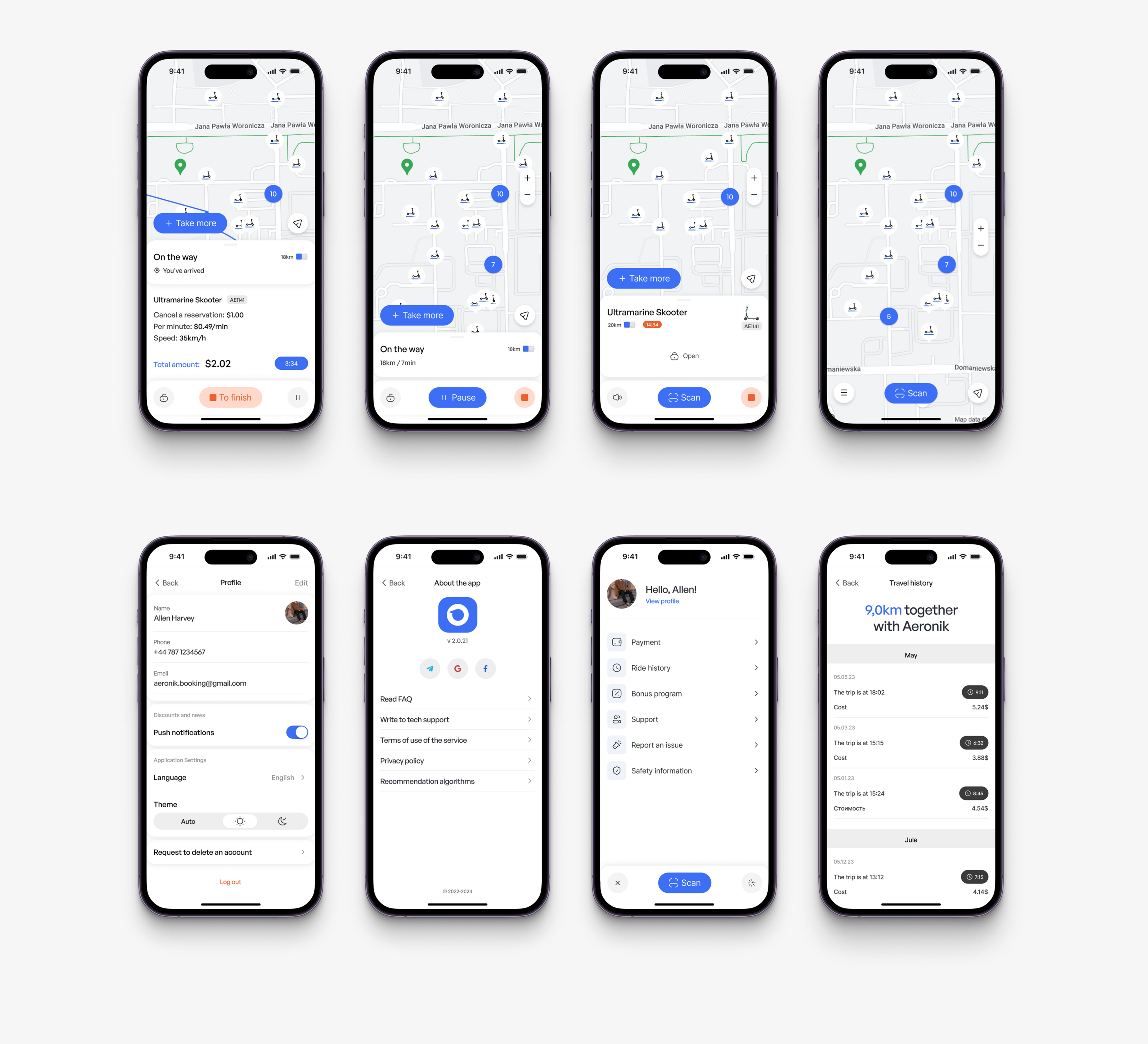 Aeronic — Изображение №24 — Интерфейсы, Брендинг на Dprofile