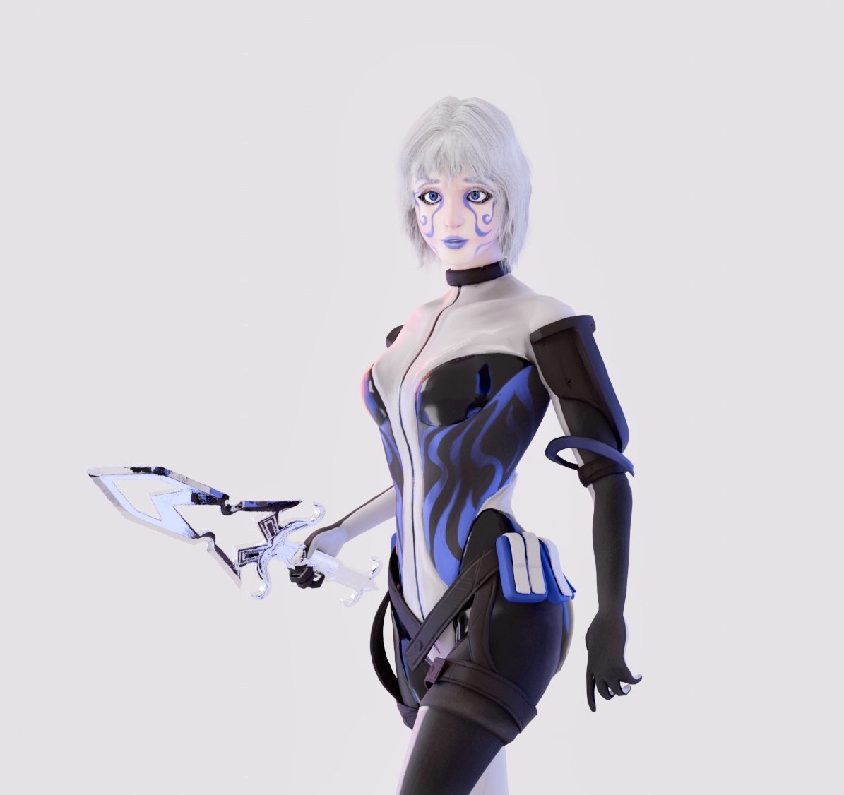 3D модель и иллюстрация в стиле mass effect — Изображение №2 — 3D на Dprofile