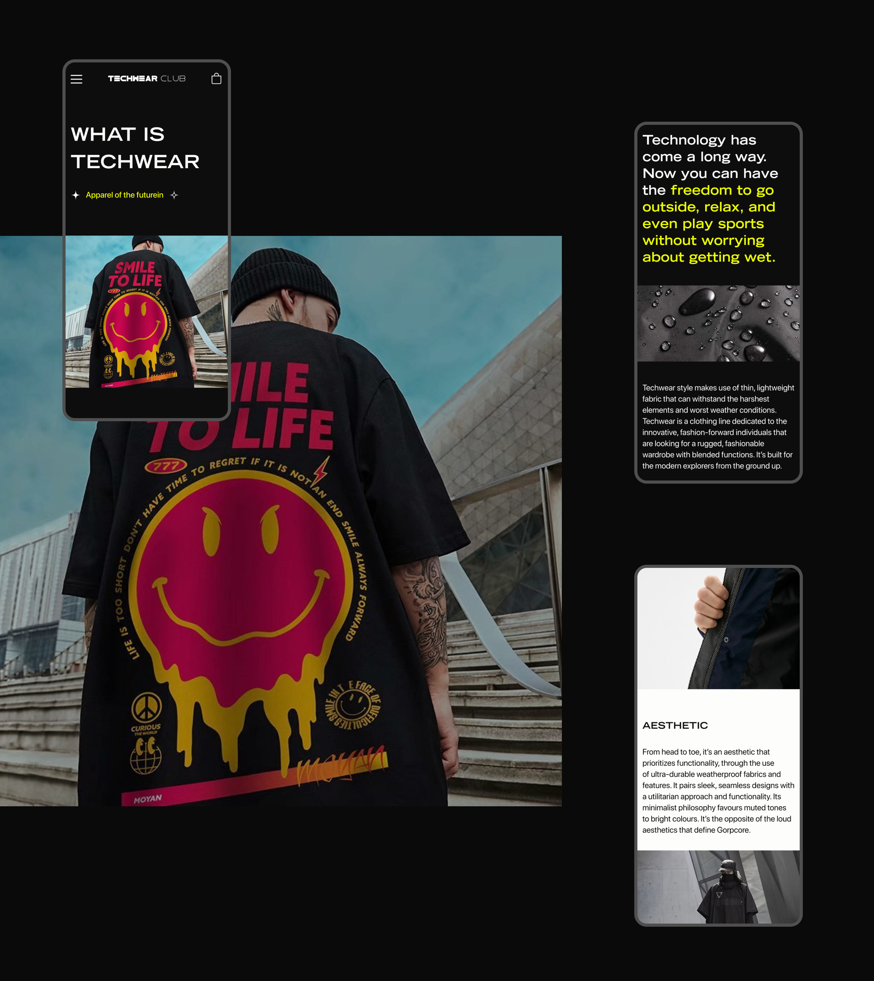 Techwear Club | E-commerce redesign — Изображение №12 — Интерфейсы на Dprofile