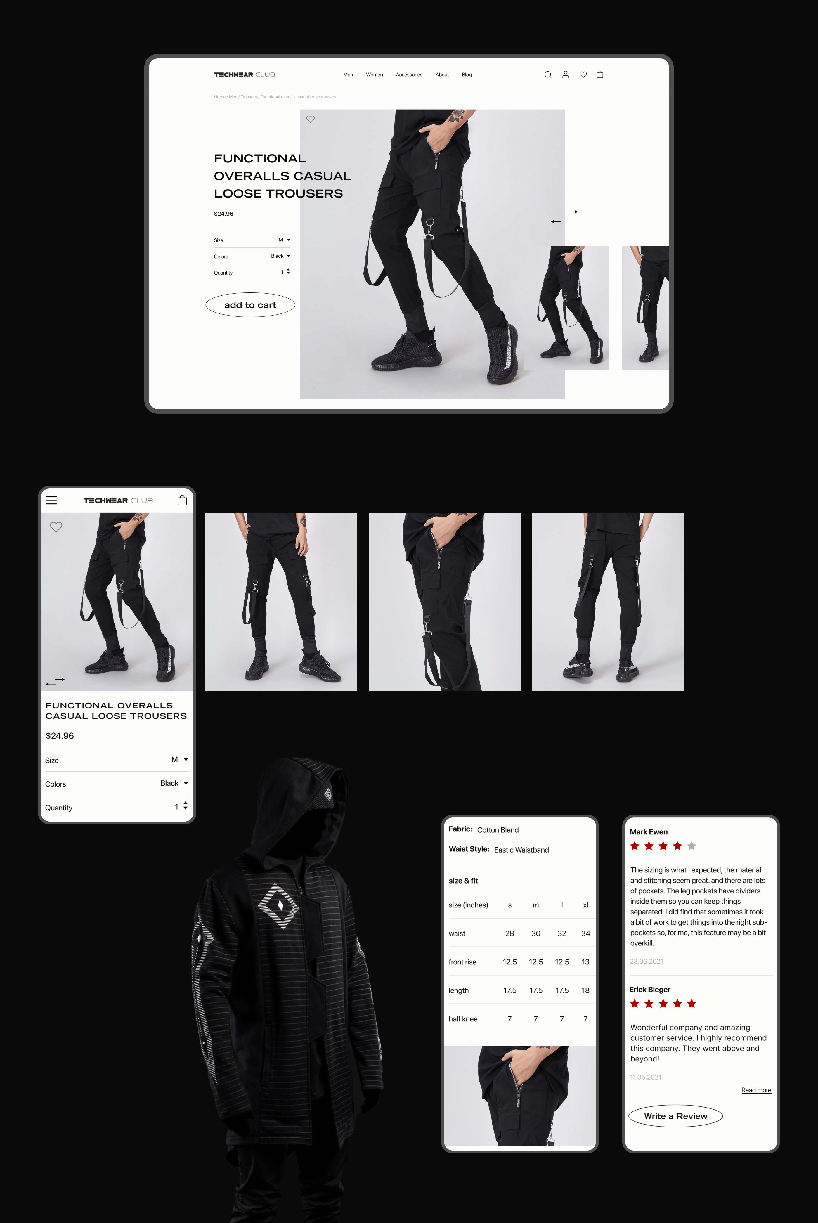Techwear Club | E-commerce redesign — Изображение №9 — Интерфейсы на Dprofile