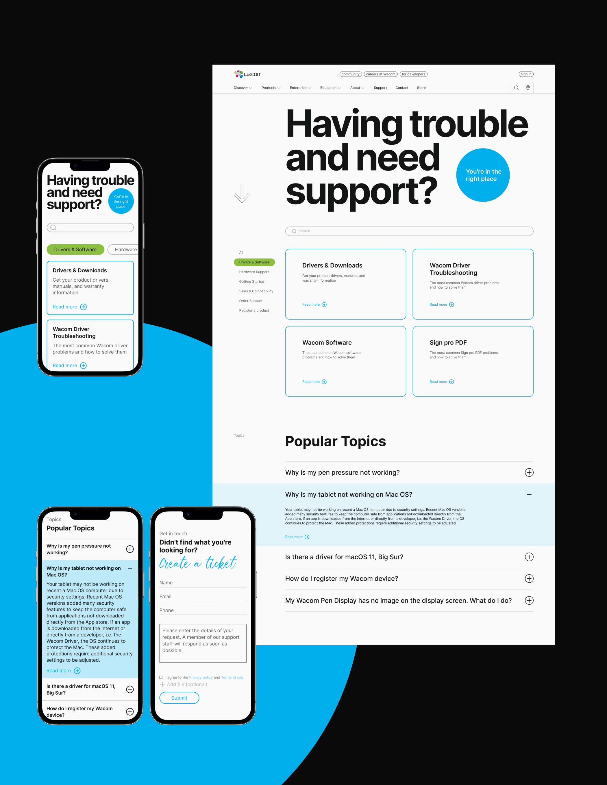 WACOM | corporate website redesign — Изображение №11 — Интерфейсы на Dprofile