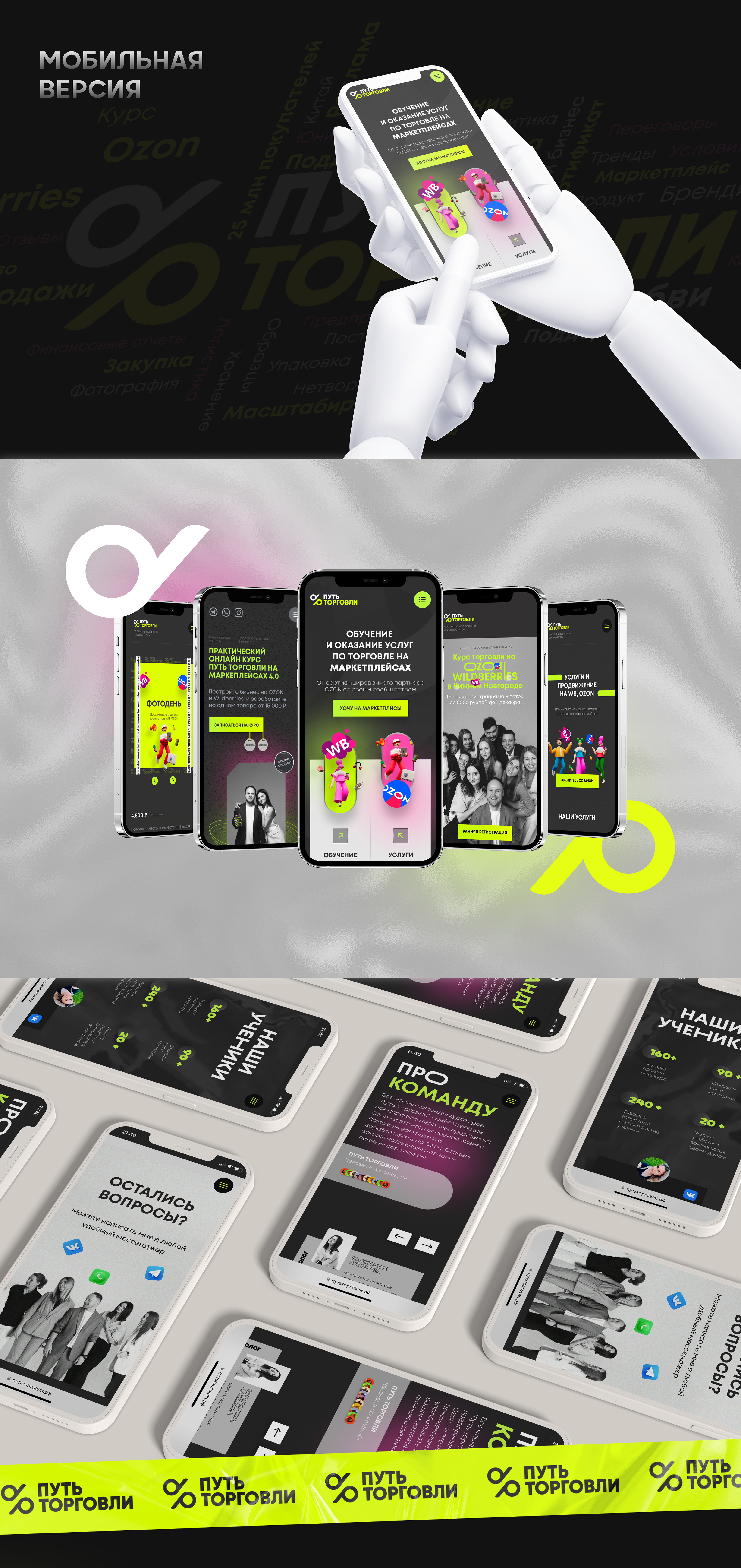 Путь торговли | Брендинг | Website | UX UI  Landing — Изображение №12 — Интерфейсы, Брендинг на Dprofile