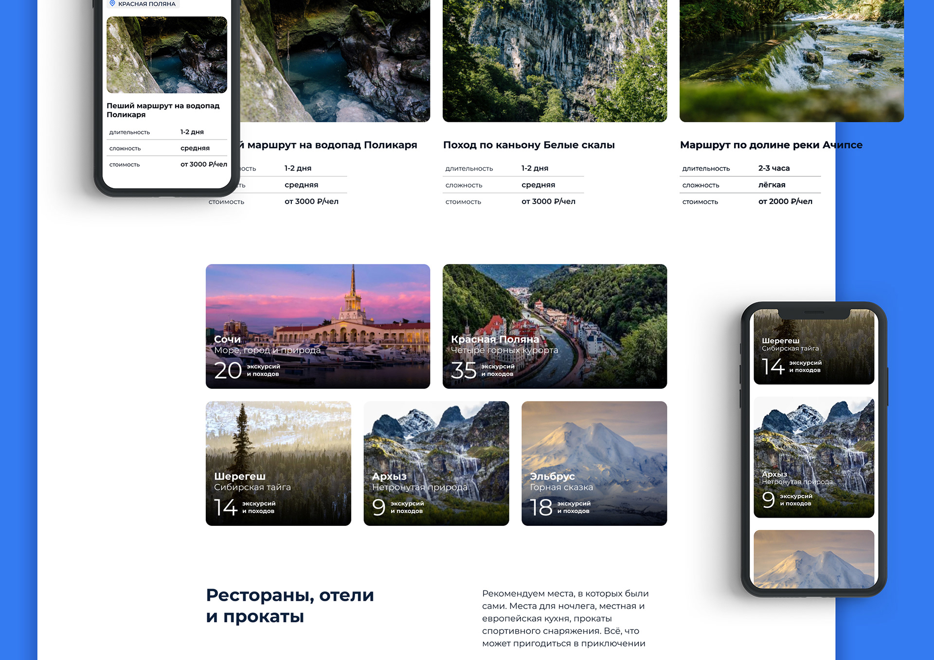 Travel Web UI Design — Изображение №3 — Интерфейсы, Графика на Dprofile