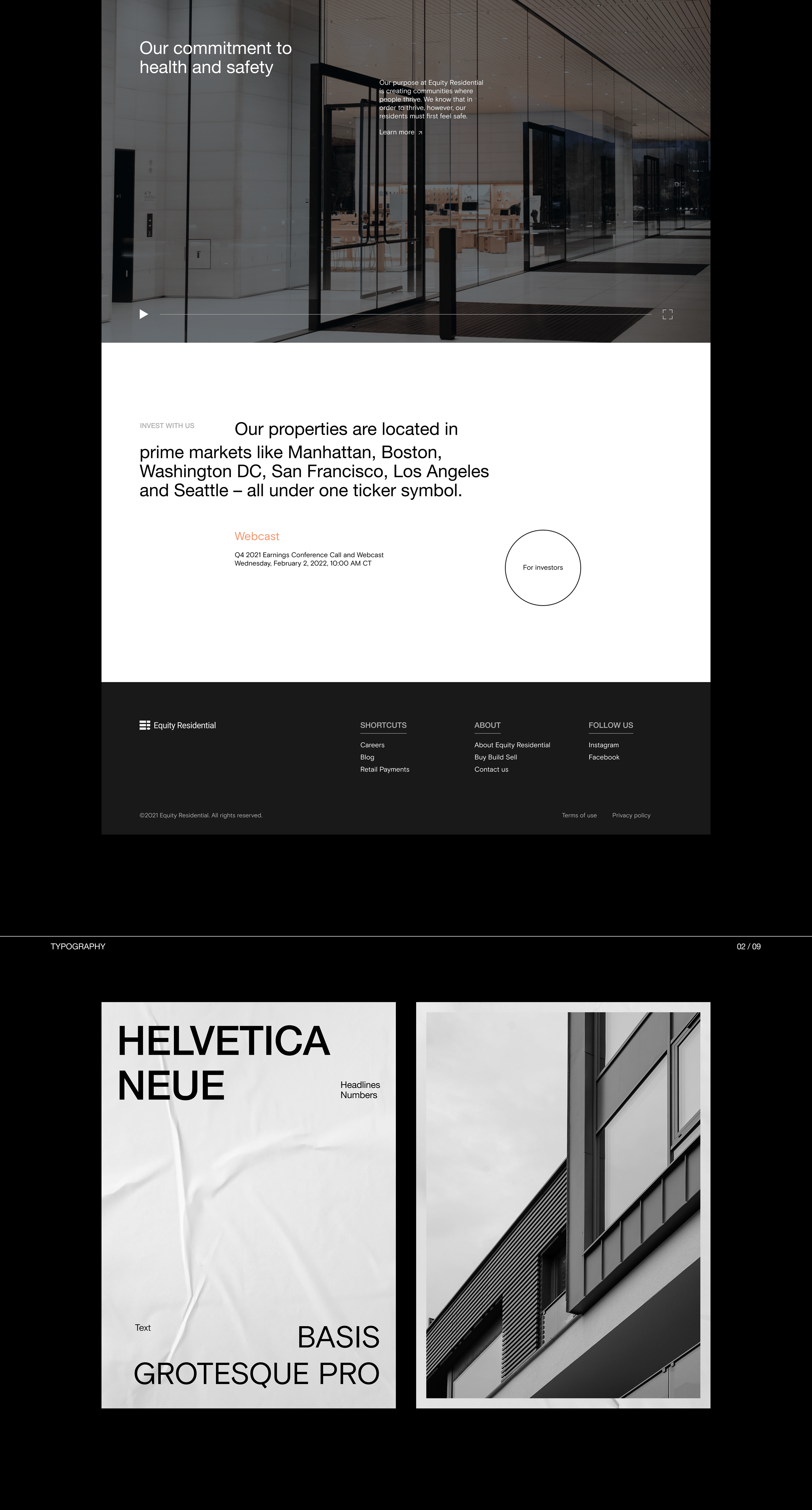 Equity Residential — redesign corporate website — Изображение №3 — Интерфейсы на Dprofile