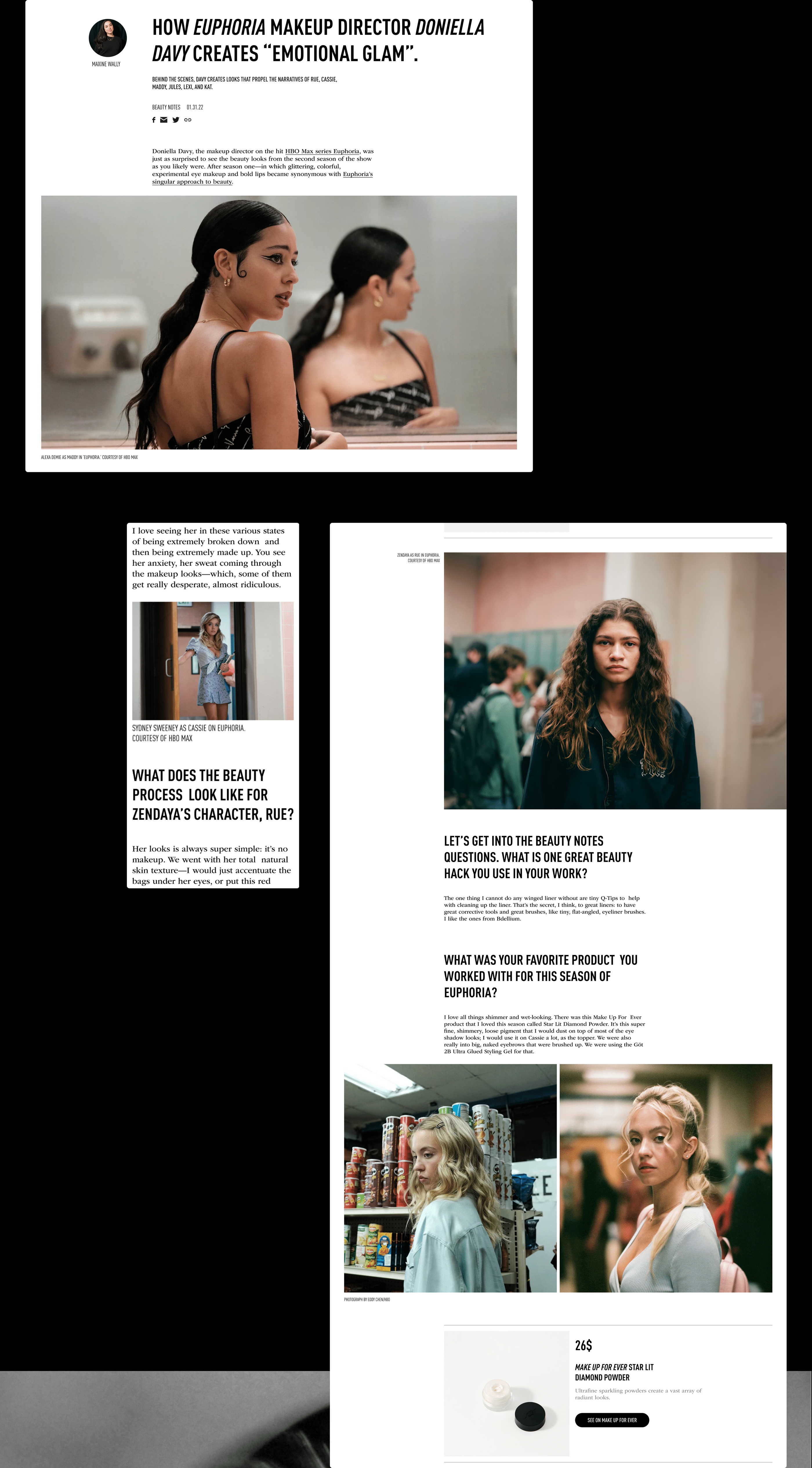 W Magazine — Redesign Concept — Изображение №5 — Интерфейсы на Dprofile