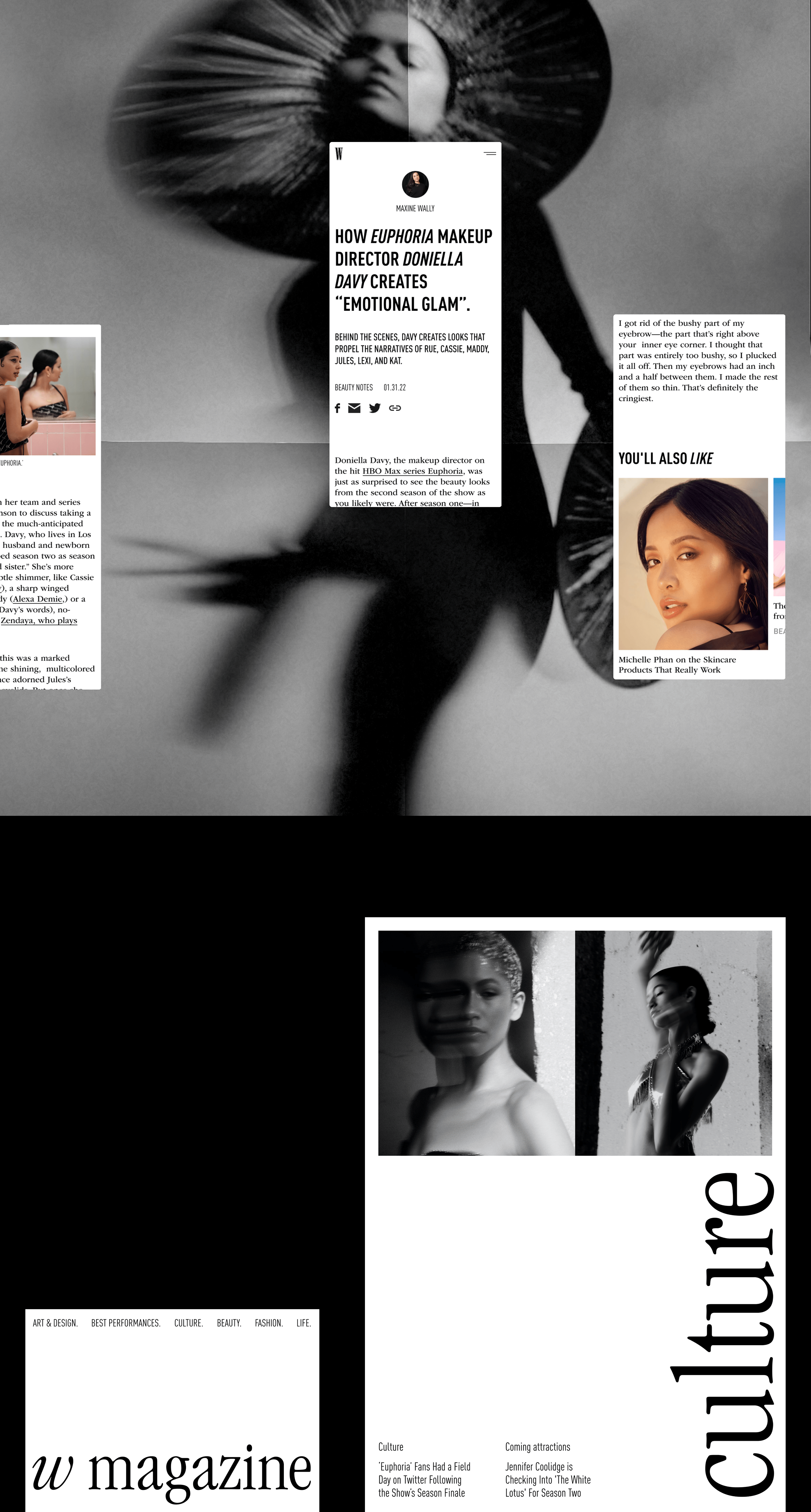 W Magazine — Redesign Concept — Изображение №6 — Интерфейсы на Dprofile