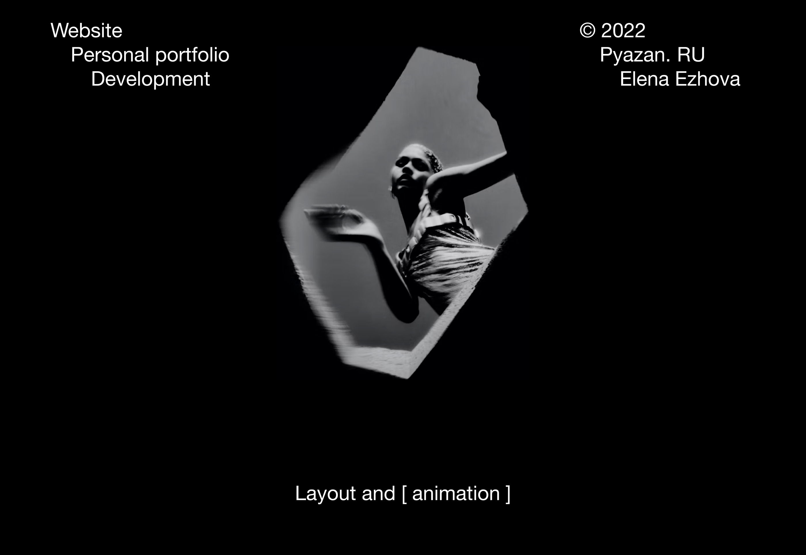 Personal portfolio — Изображение №1 — Интерфейсы на Dprofile