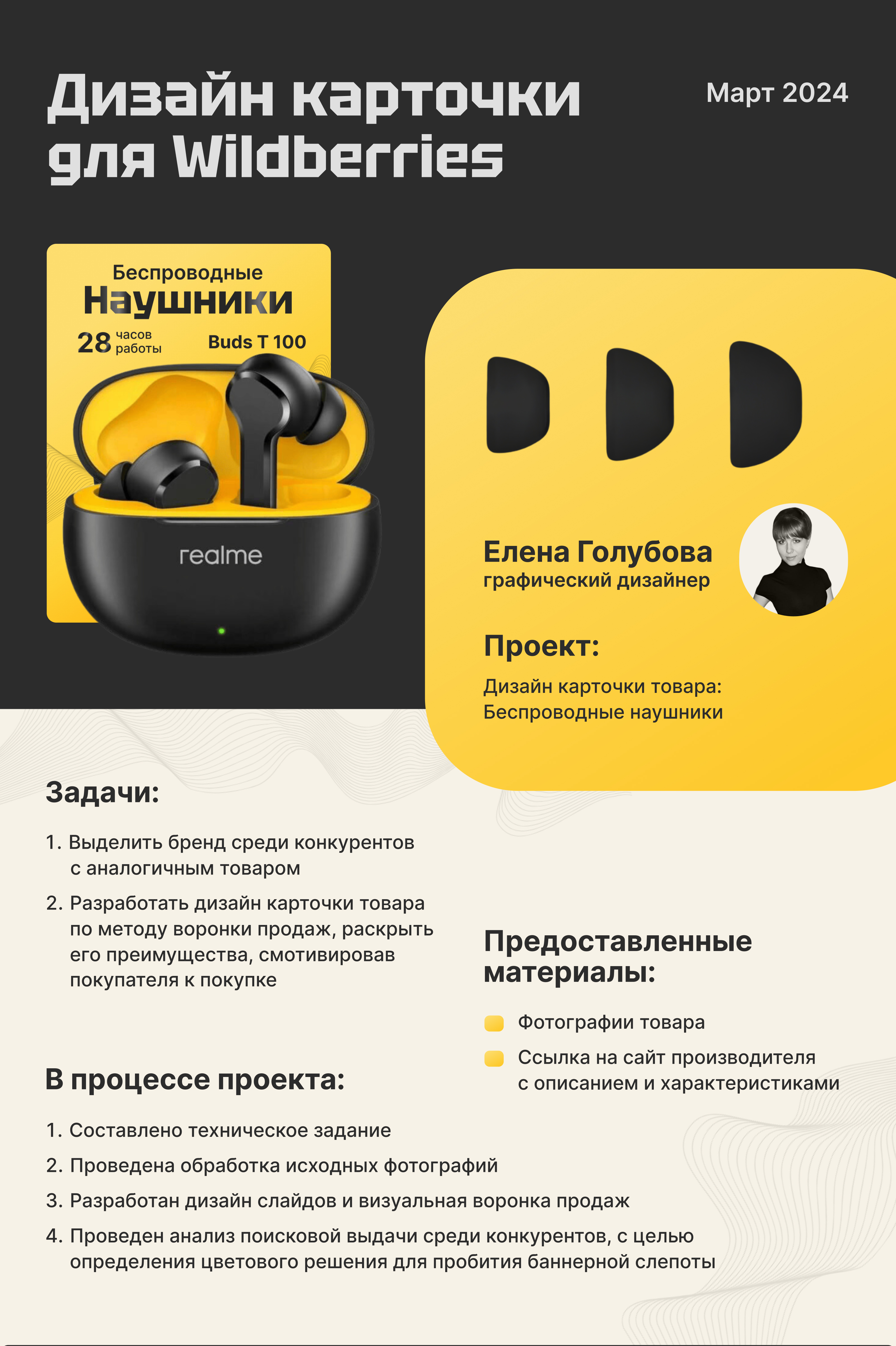 Дизайн карточки для Wildberries — Изображение №1 — Графика, Маркетинг на Dprofile