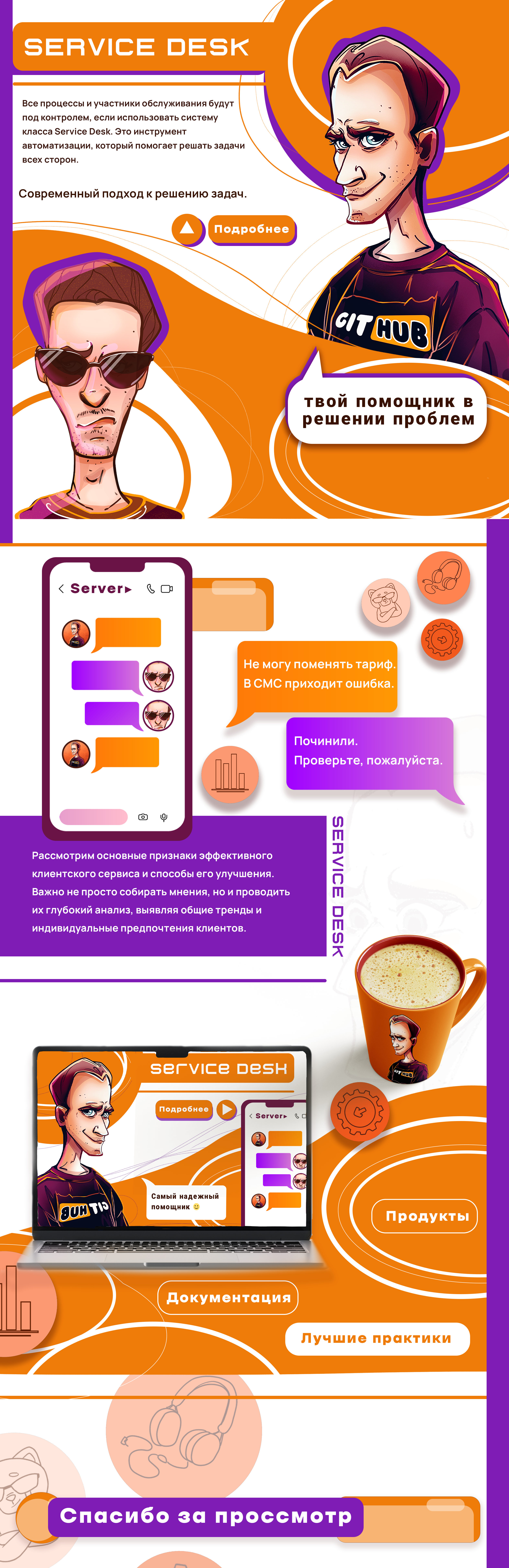 Service Desk — Изображение №1 — Брендинг, Иллюстрация на Dprofile