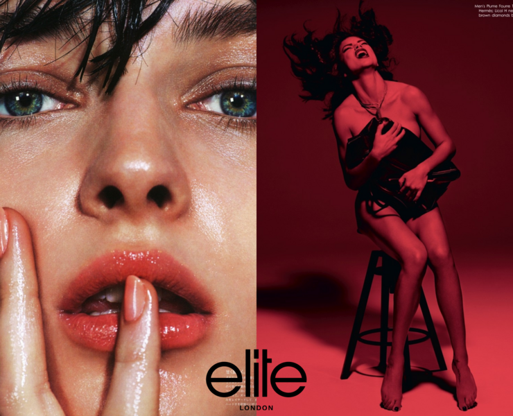 Elite London | Модельное агенство дизайн сайта — Интерфейсы на Dprofile
