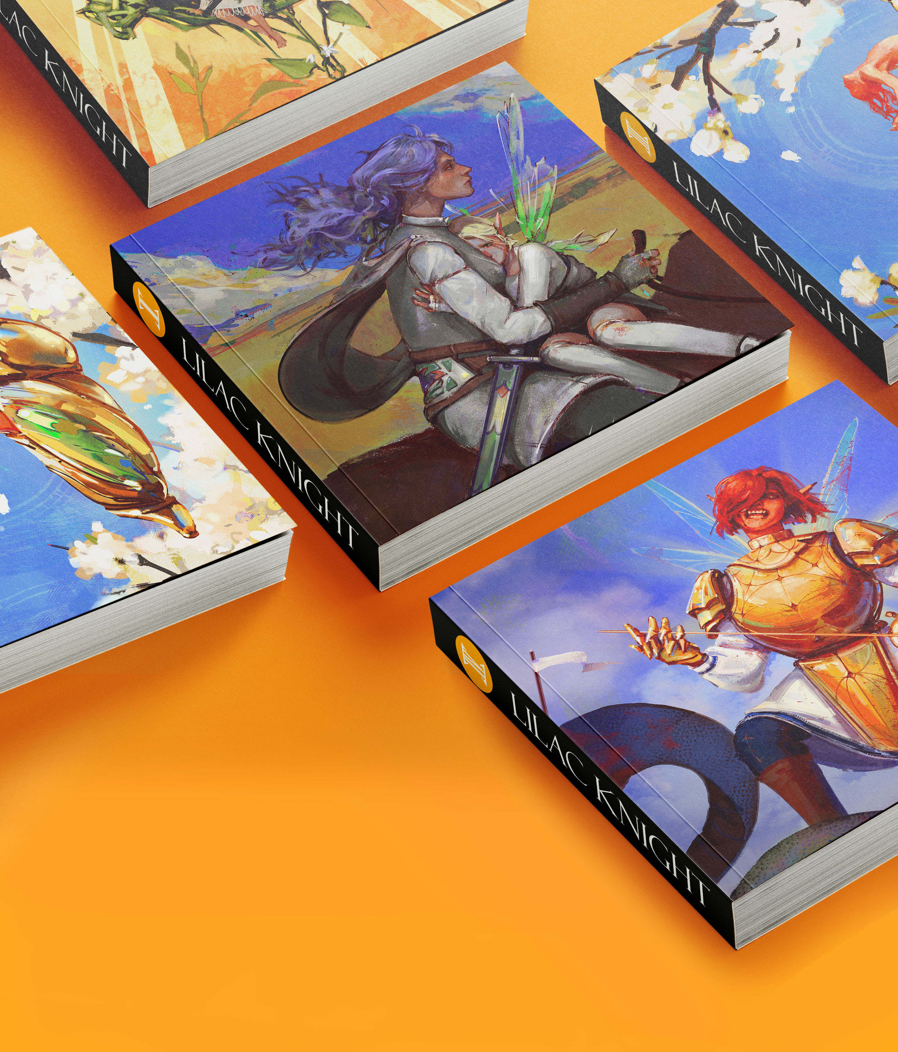 Book cover & Illustrations || Lilac Knight — Изображение №1 — Иллюстрация на Dprofile
