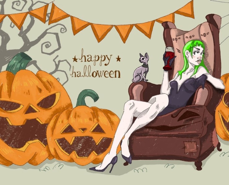 Halloween 2022 Дизайн персонажа | Иллюстрация — Иллюстрация, Графика на Dprofile