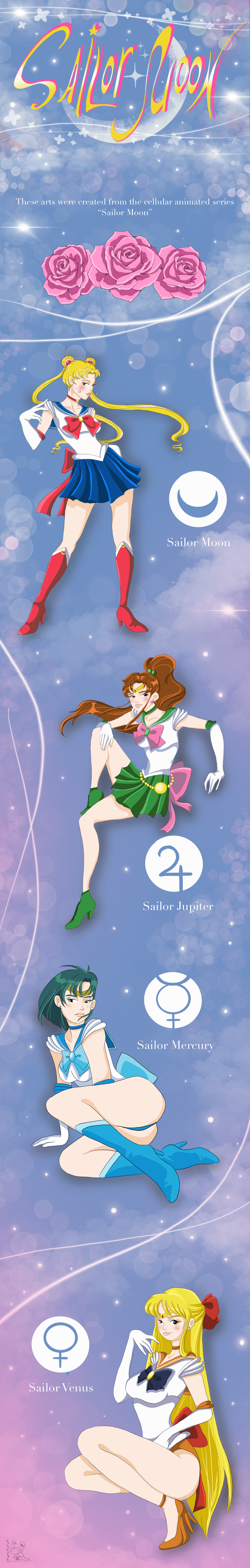 Новое видение Sailor Moon |Дизайн персонажей — Изображение №1 — Иллюстрация на Dprofile