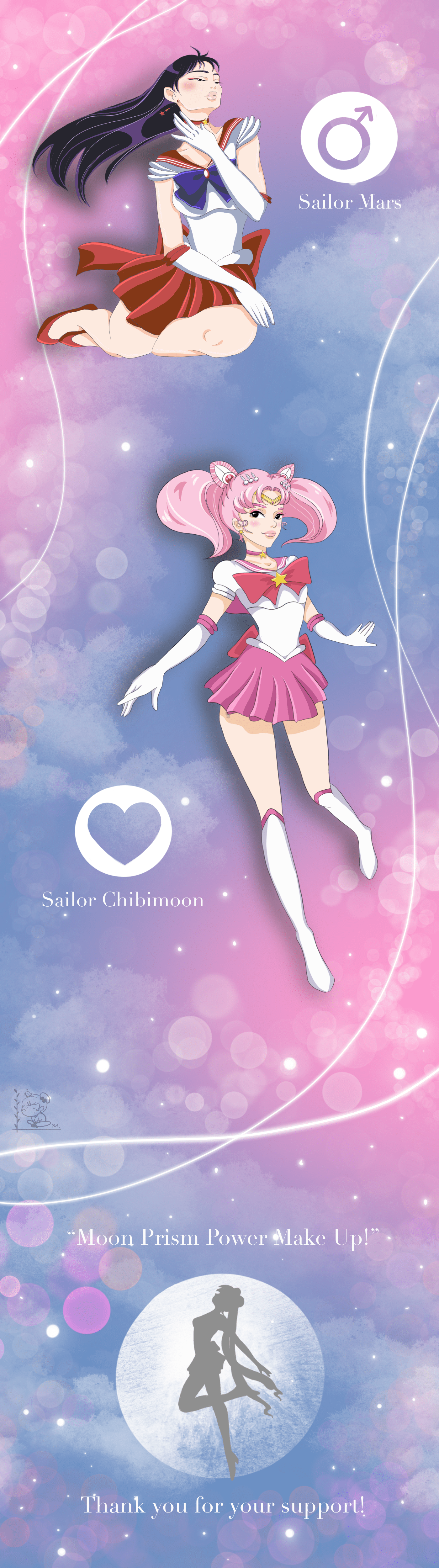 Новое видение Sailor Moon |Дизайн персонажей — Изображение №2 — Иллюстрация на Dprofile
