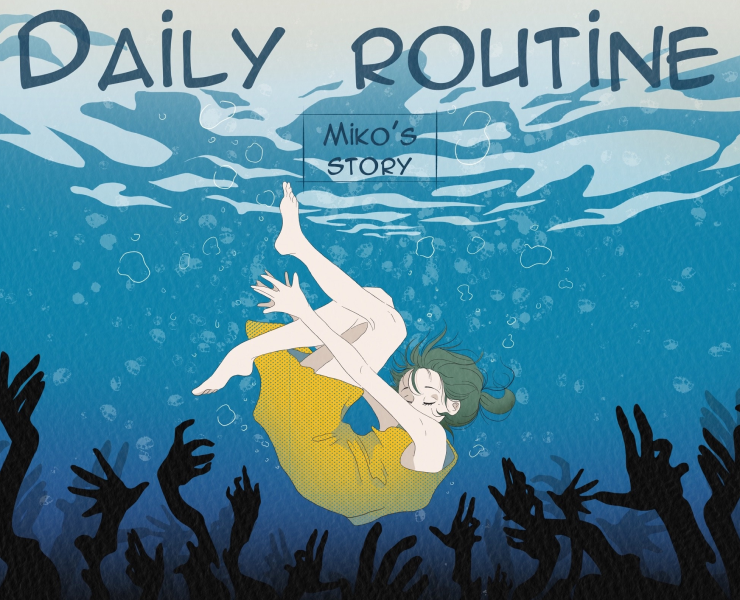 Daily Rountine | Miko's story — Иллюстрация на Dprofile