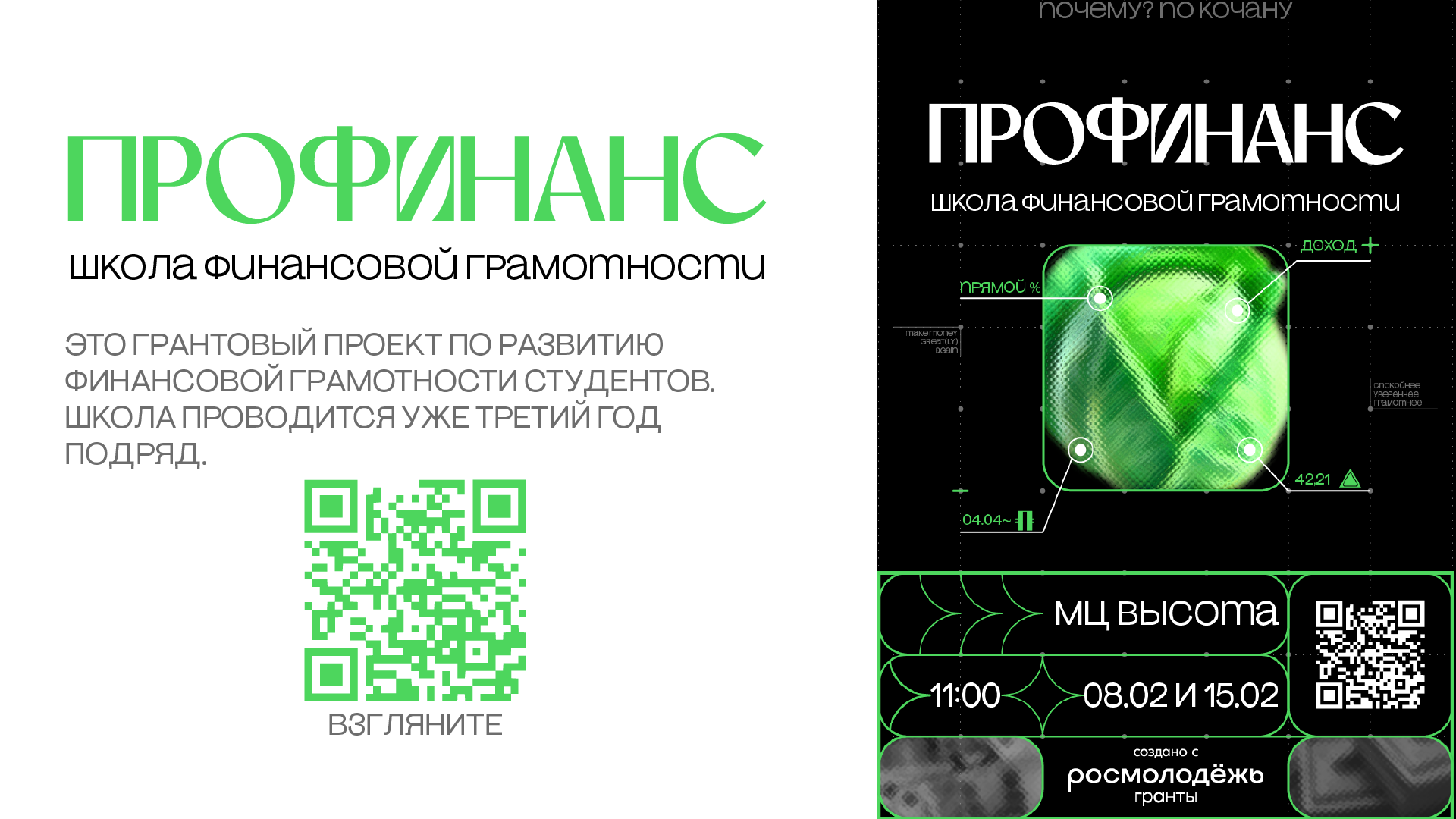 Школа финансовой грамотности "ПРОФИНАНС" — Изображение №1 — Брендинг на Dprofile
