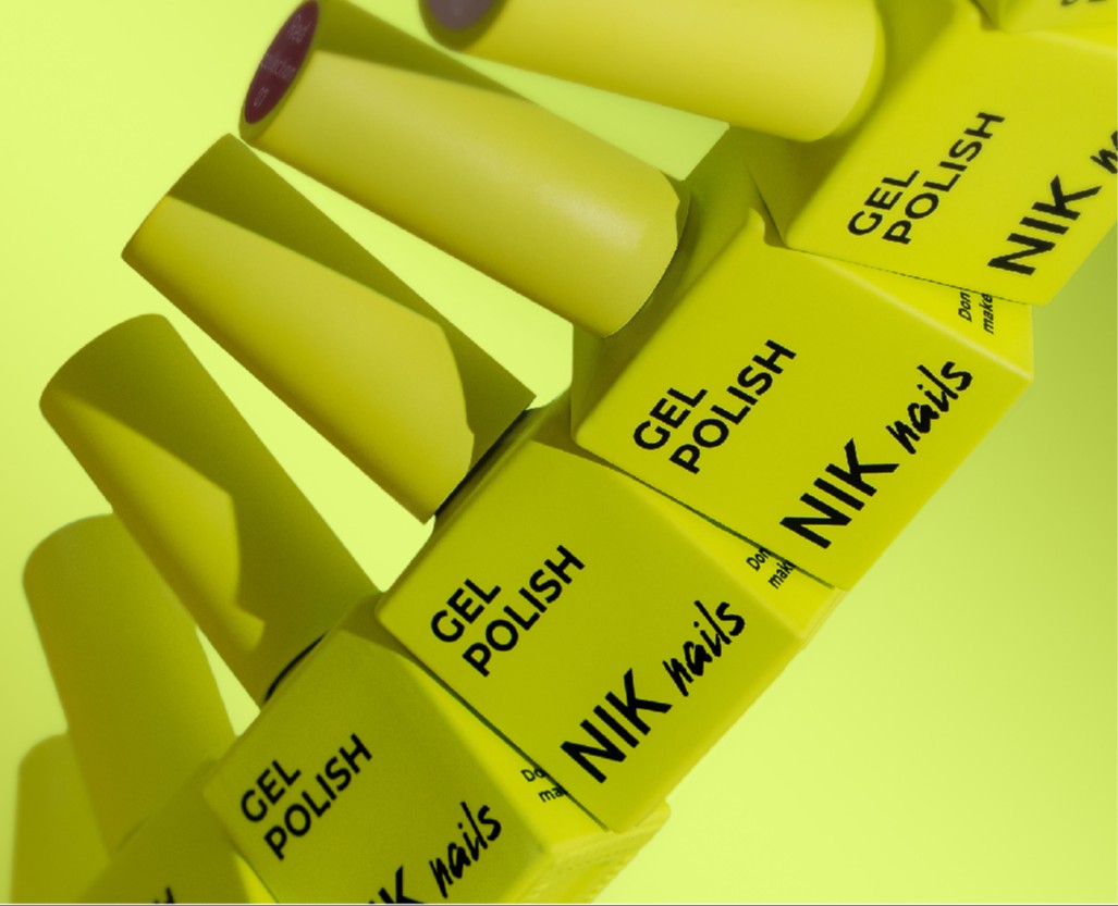 Брендирование флакона гель-лаков NIK NAILS — Брендинг на Dprofile